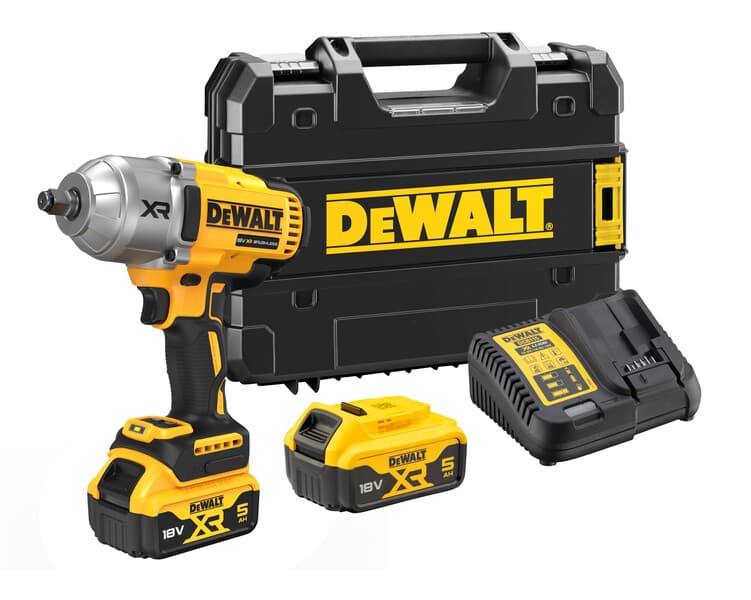 DeWalt DCF900P2T XR 18V -Iskumutterinväännin 2x 5,0 Ah, 1355 Nm – DeWalt
