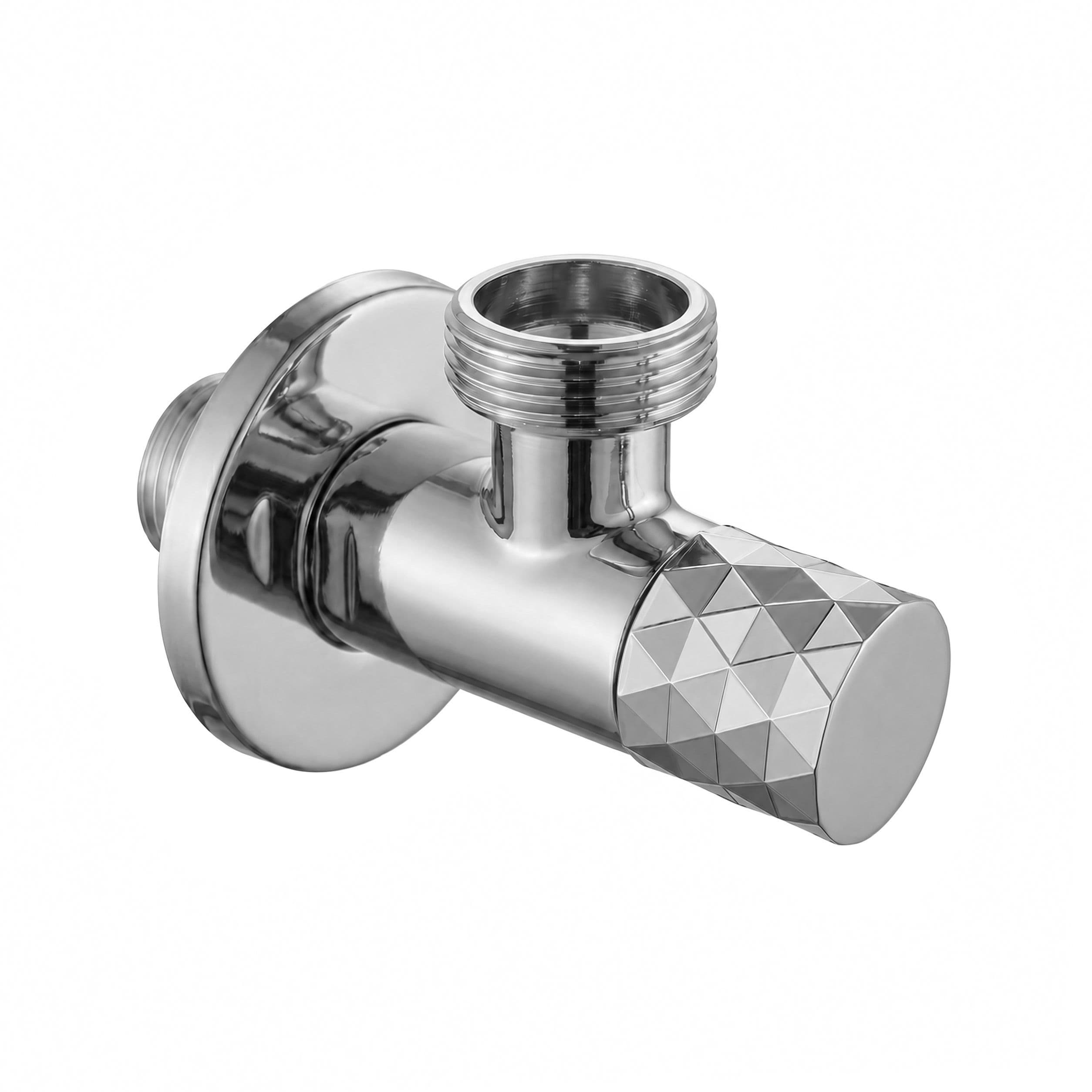 REA kulmaventtiili Diamond 03 1/2 x 3/4 , Kromi, 6,6x5x4,1cm