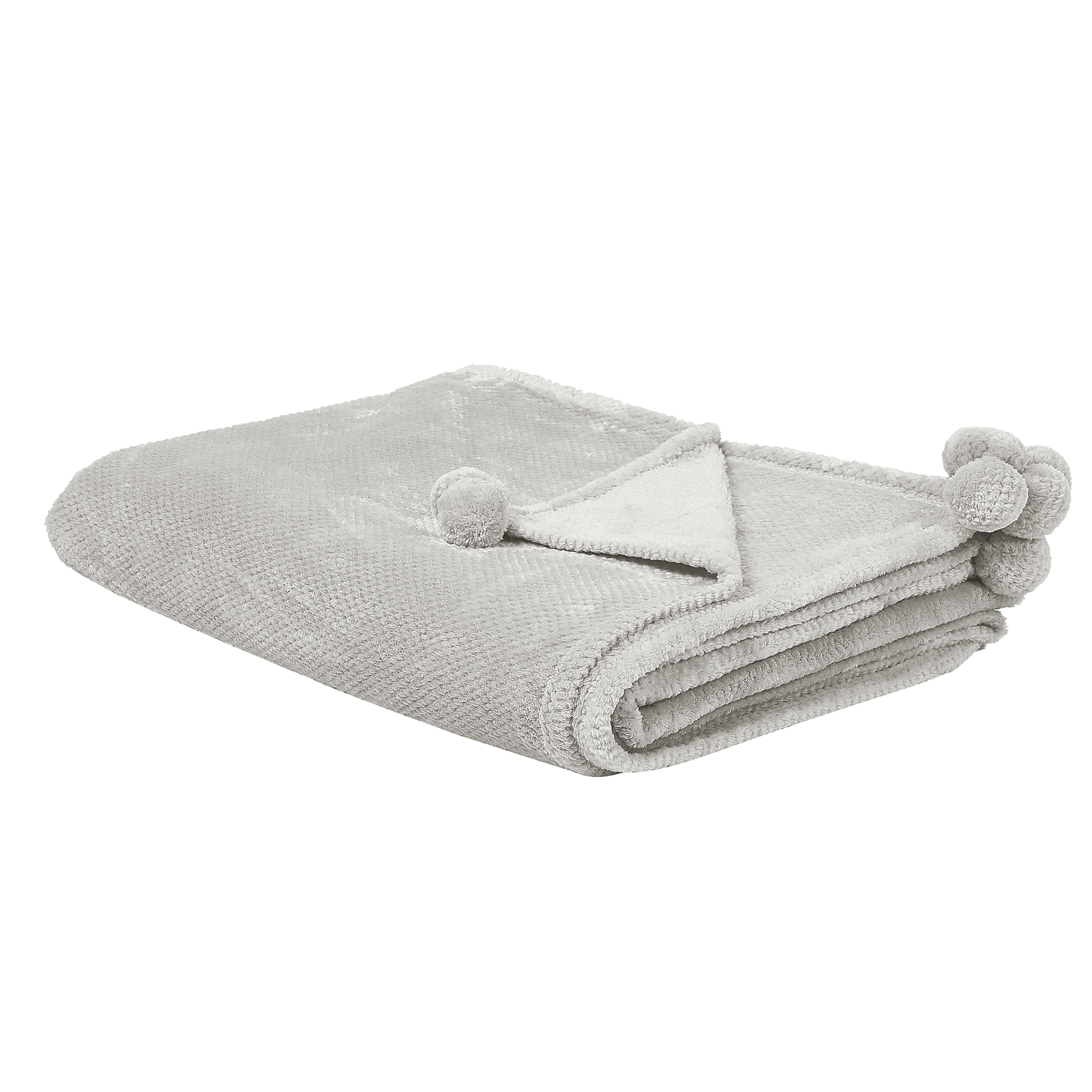 Torkkupeitto SAITLER 200 x 220 cm Vaaleanharmaa – Beliani