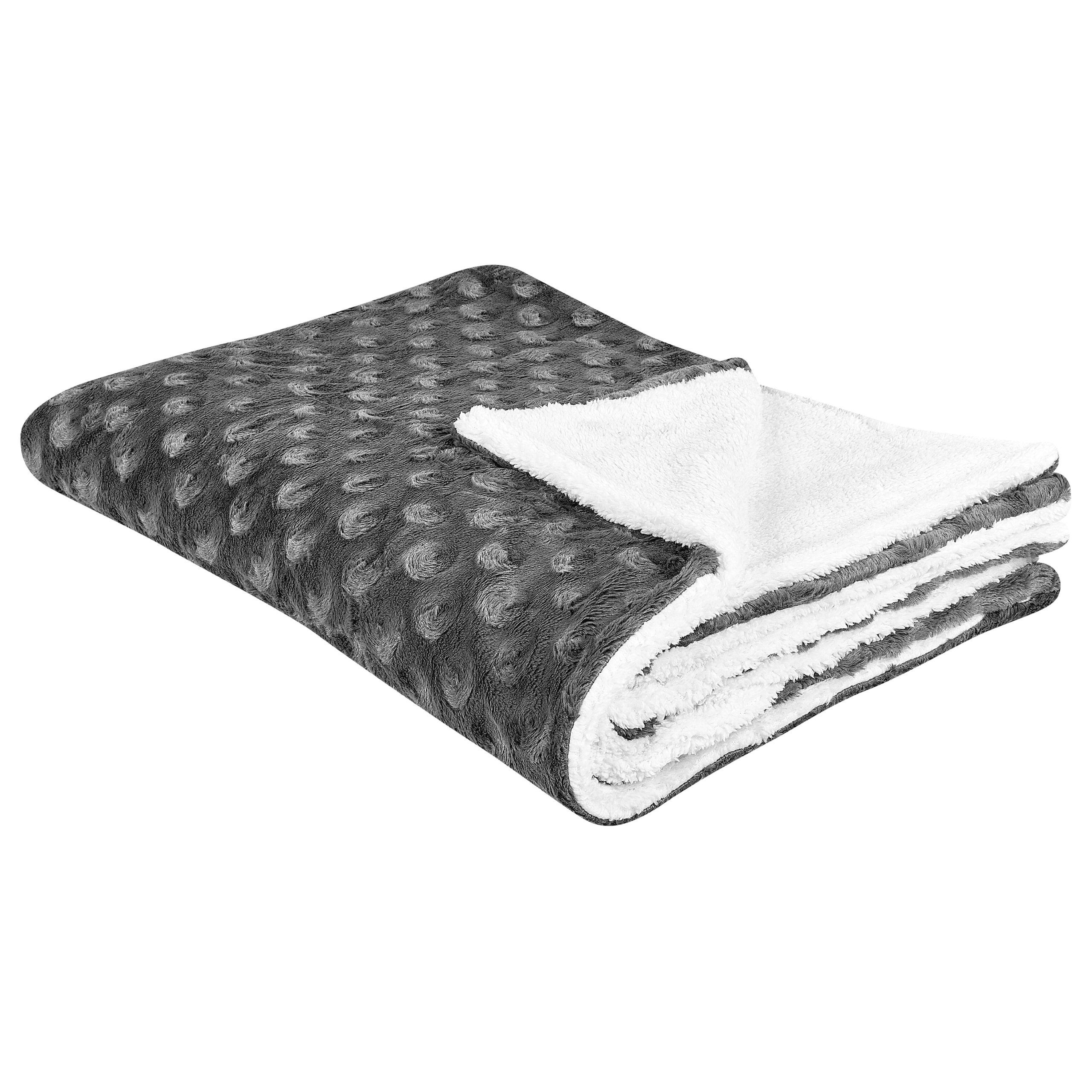 Päiväpeitto KANDILLI 150 x 200 cm Harmaa – Beliani