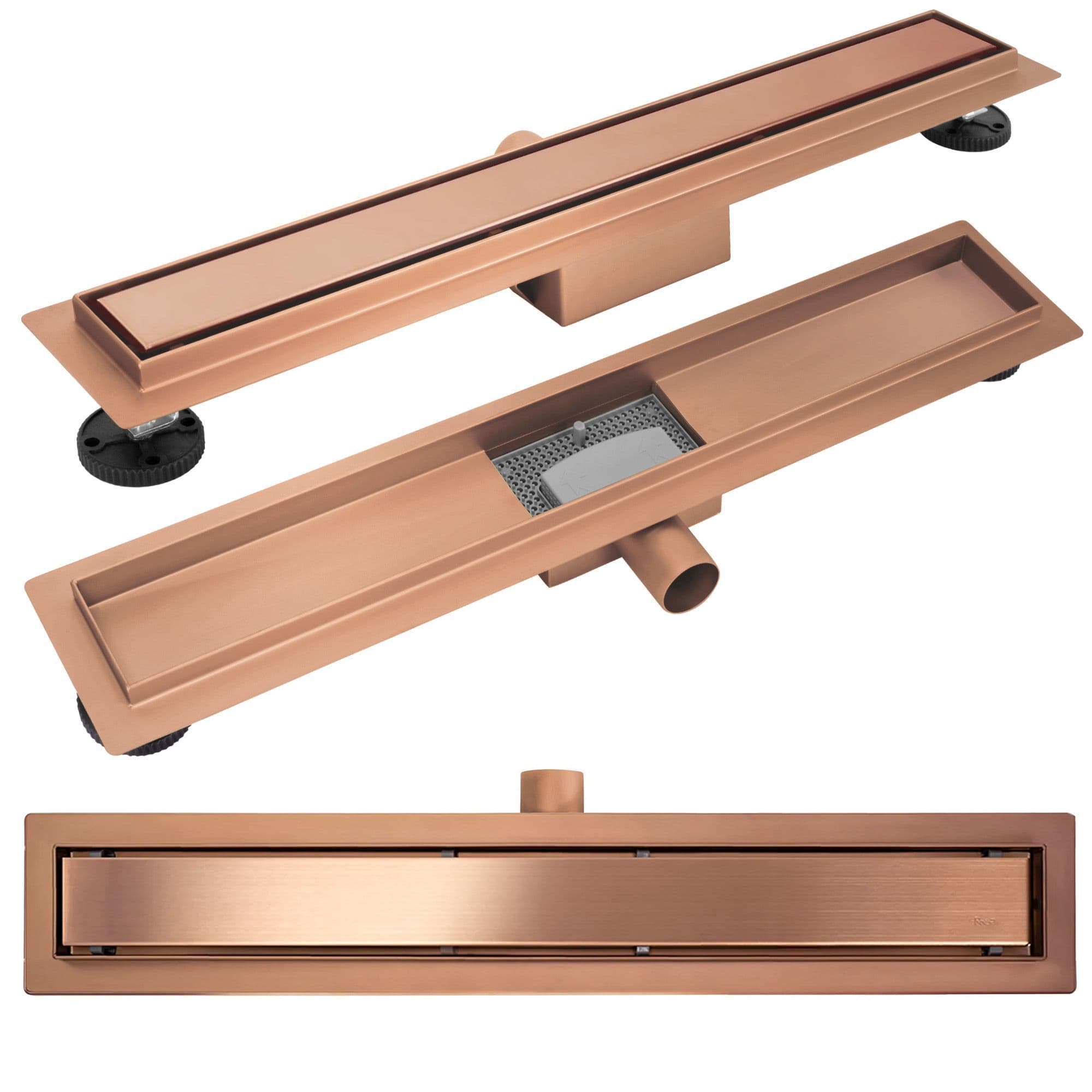 REA Linjalattiakaivo NEOX 90 harjattu kupari, 90X11X5CM – Rea