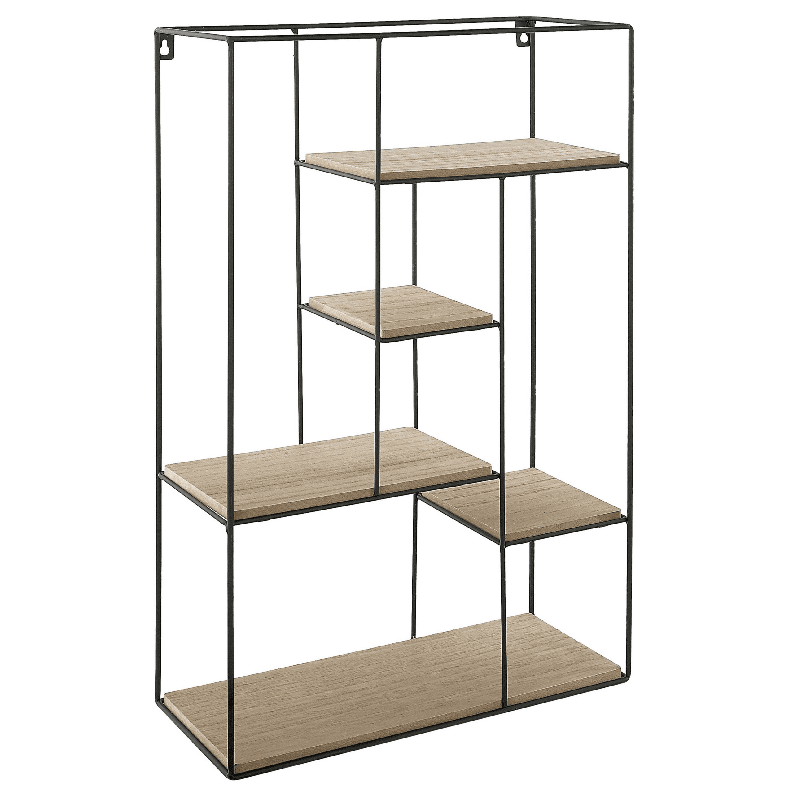 Seinähylly LAUREL Musta