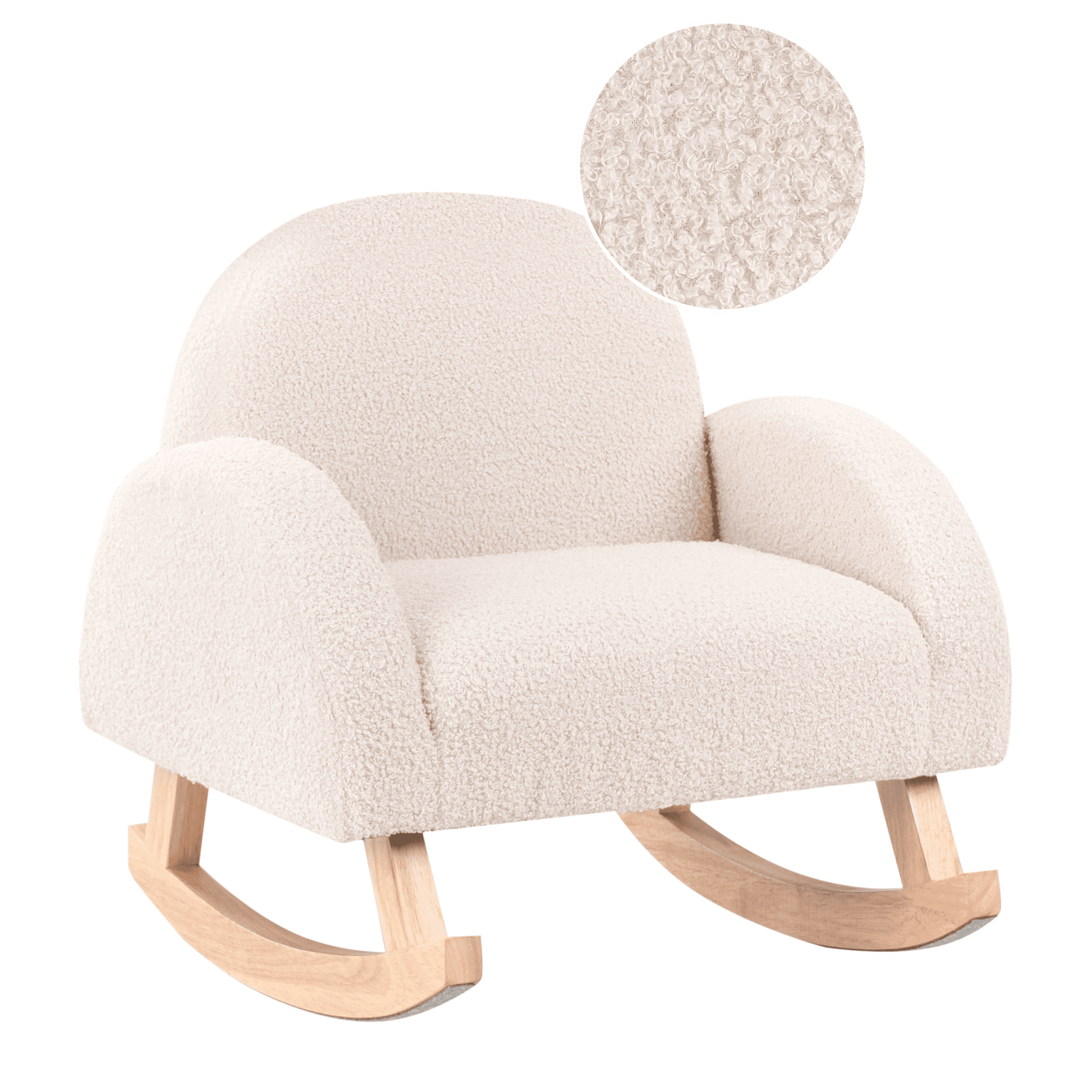 Lasten keinutuoli buklee vaaleanbeige HUG