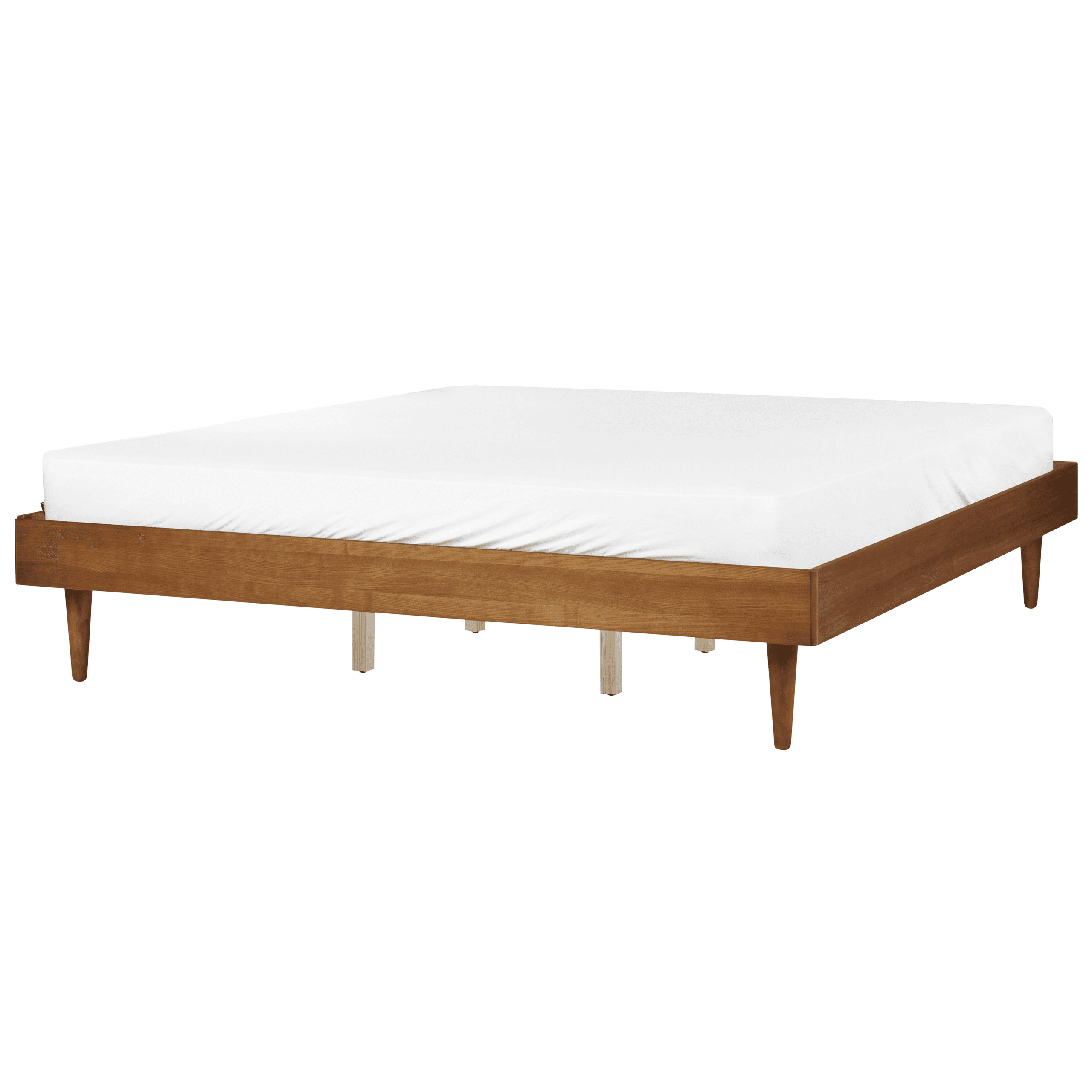 Sänky TOUCY 180 x 200 cm Ruskea saarniviilu