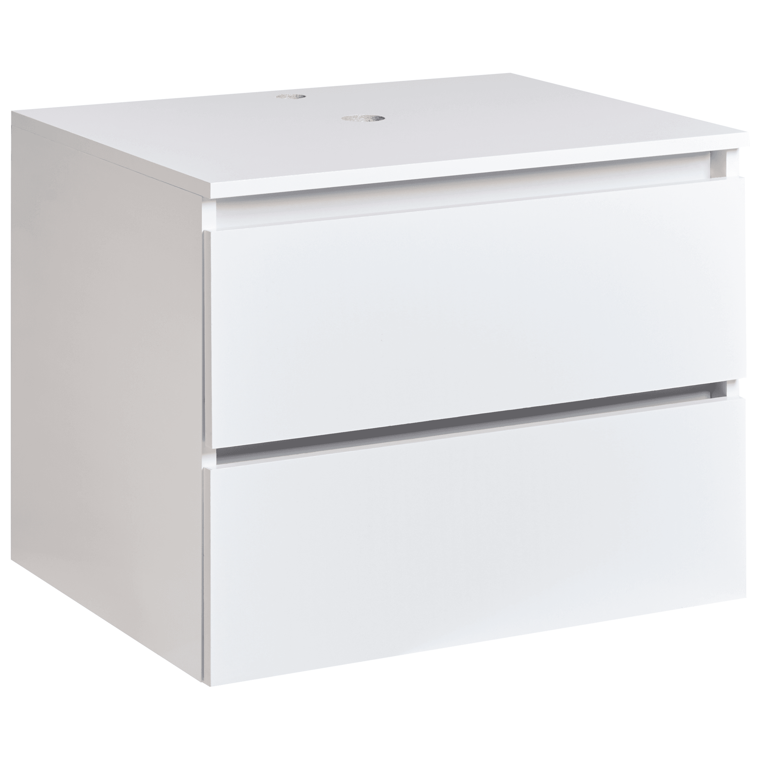 Seinäallaskaappi SERRA 60 cm Valkoinen – Beliani