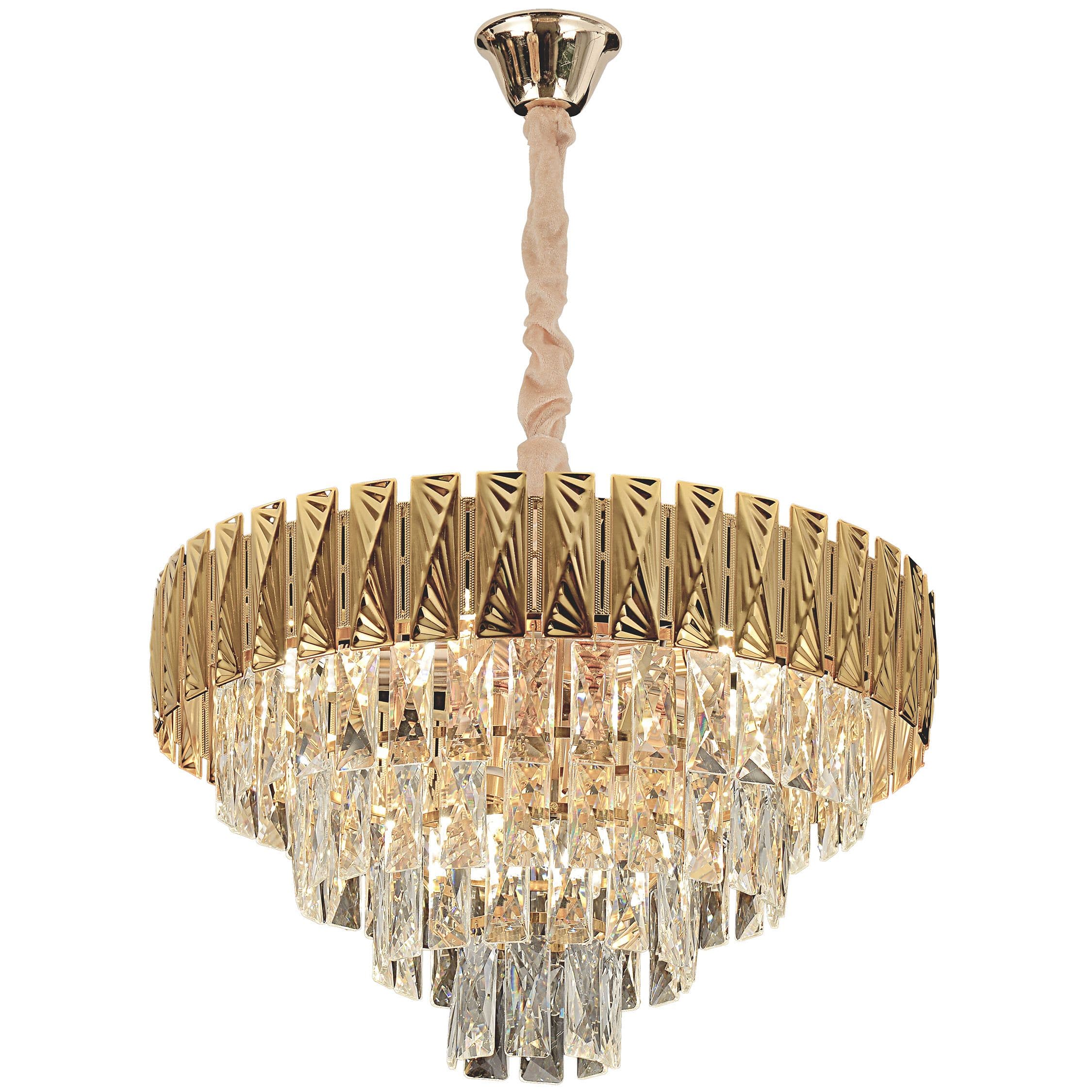 TOOLIGHT riippuva kattovalaisin G059-CP 50CM kulta, 47x47x30cm