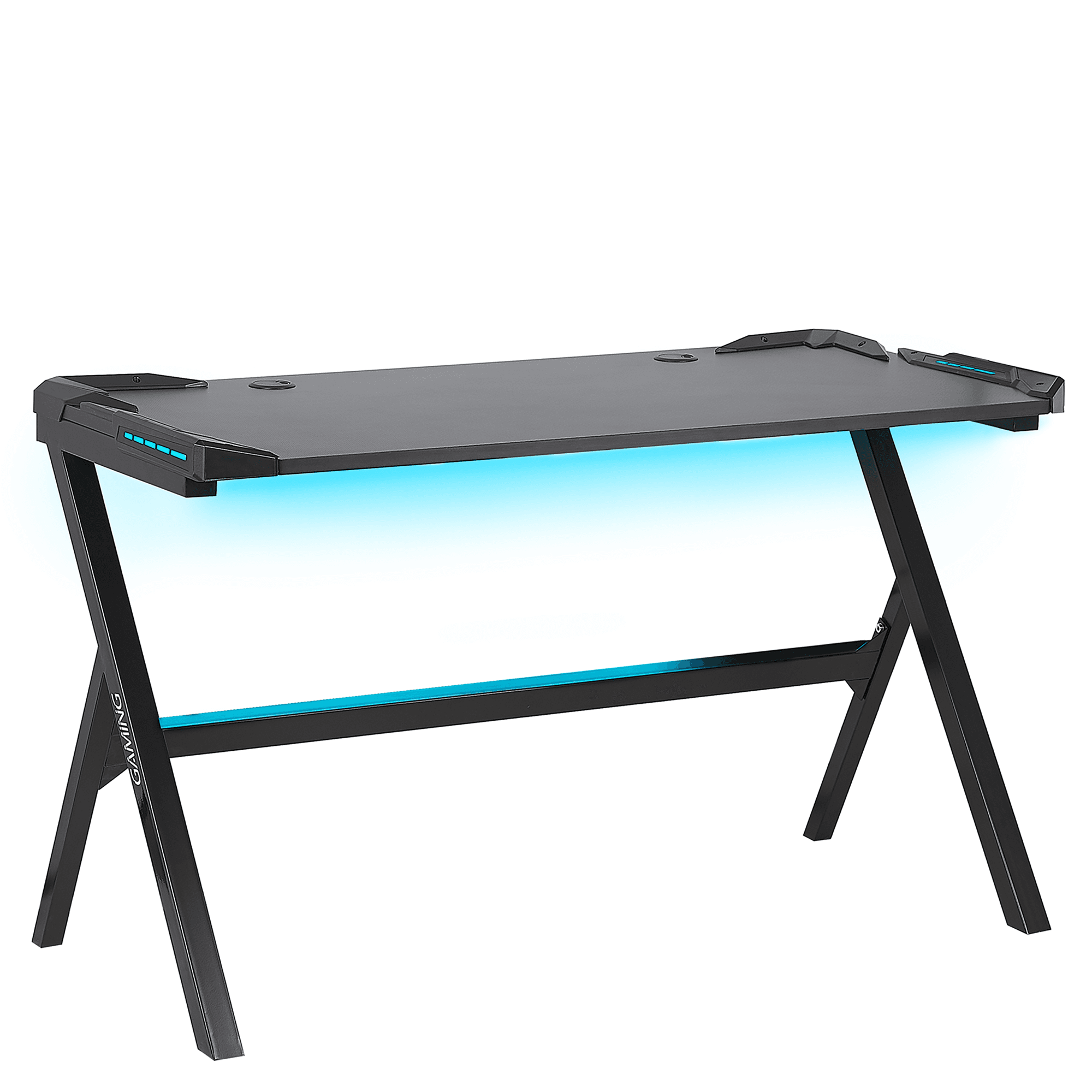 Pelipöytä DANVERS Musta 120 cm 60 cm RGB LED