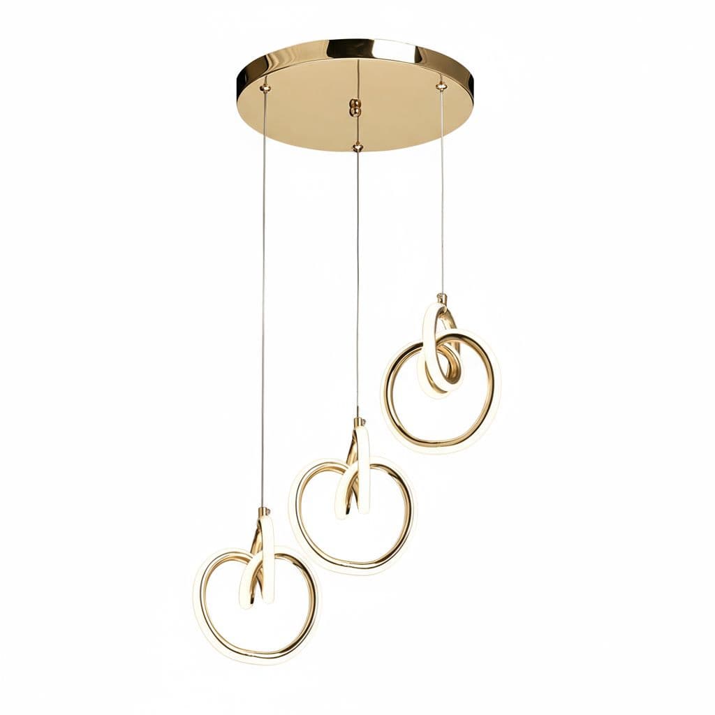 TOOLIGHT riippuvalaisin LHJ093-3CP kulta, 16X16XCM – Toolight