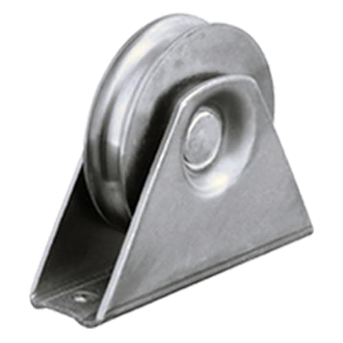 100mm pyöreä urapyörä 20.5mm uralla kiinteässä kiinnikkeessä. – IBFM