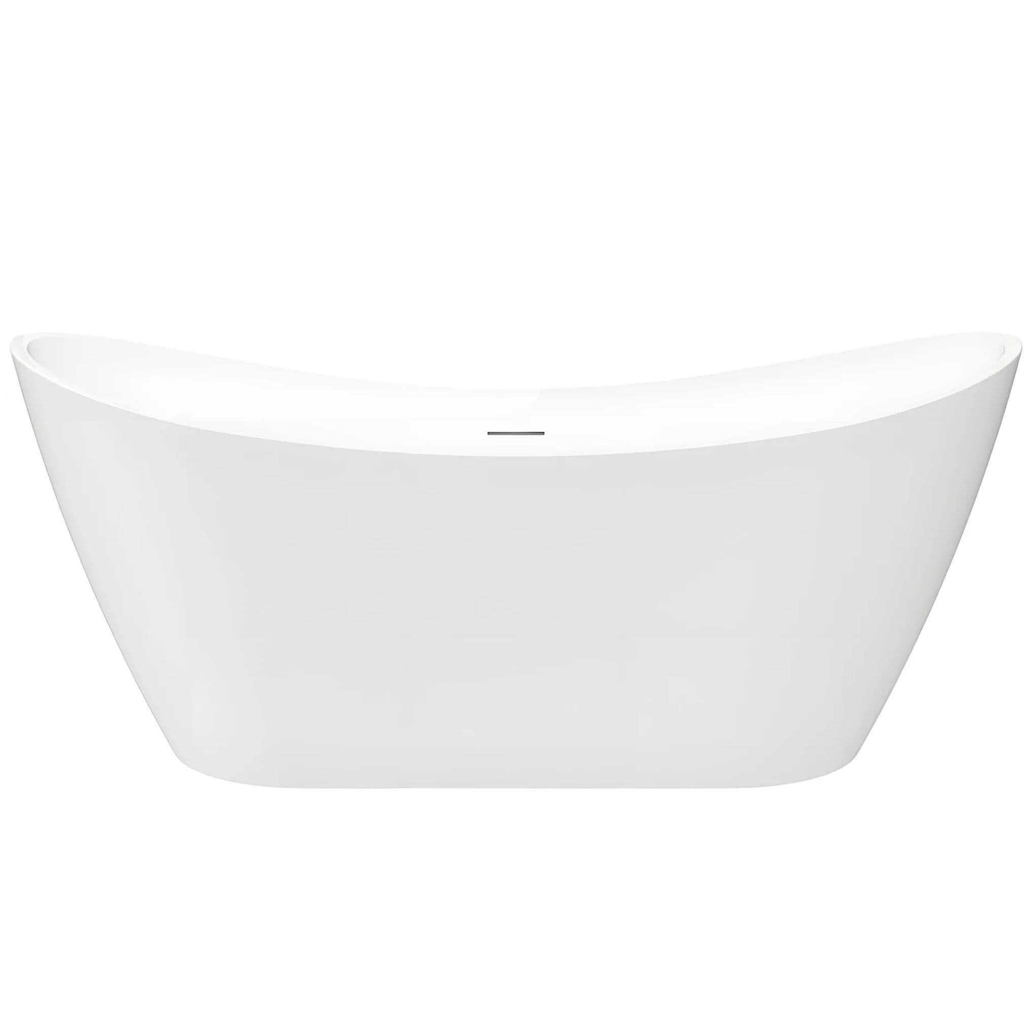Rea vapaasti seisova amme FERRANO 160 harjattu kuparitulppa, 160X80X72CM