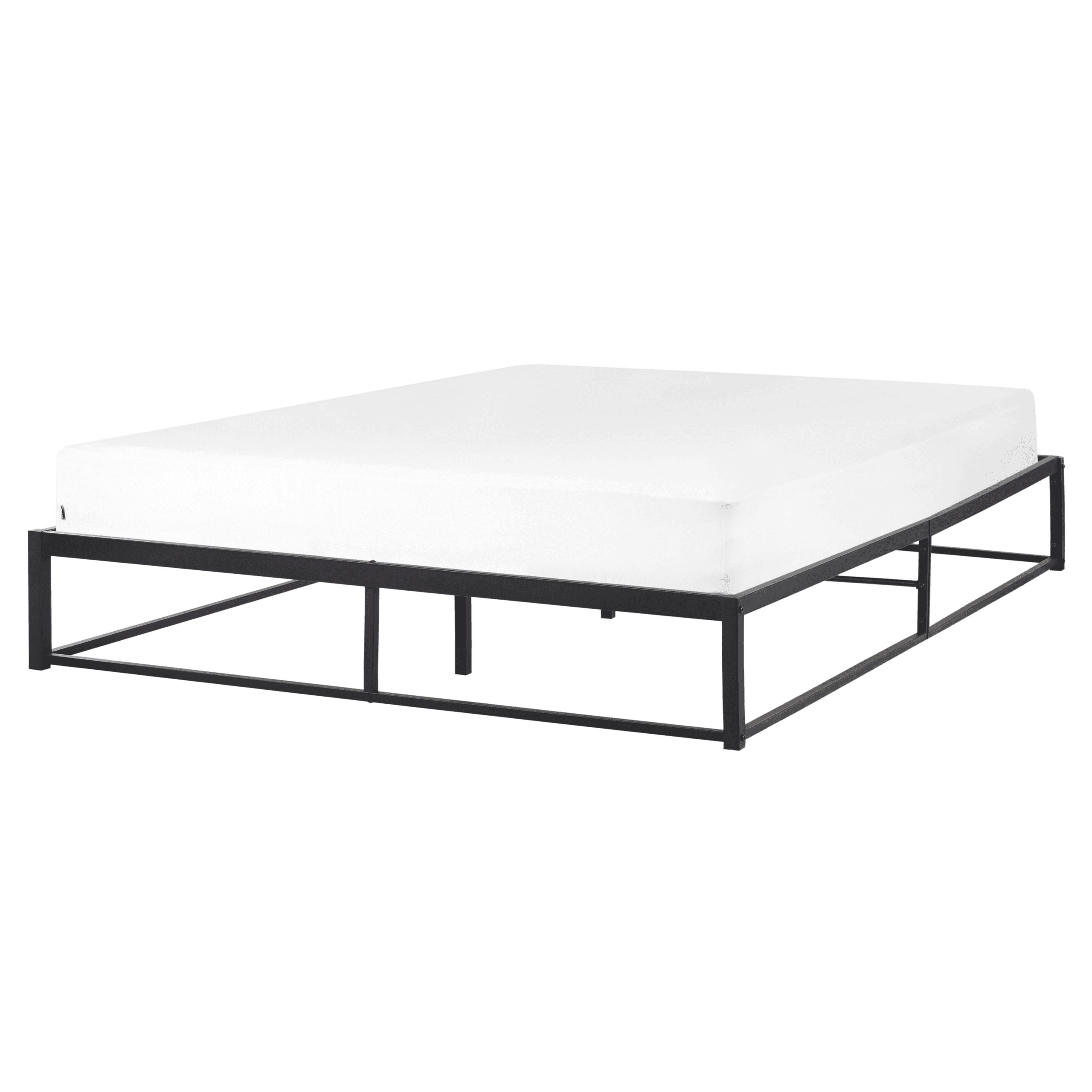 Sänky metalli VIRY 160 x 200 cm Musta – Beliani