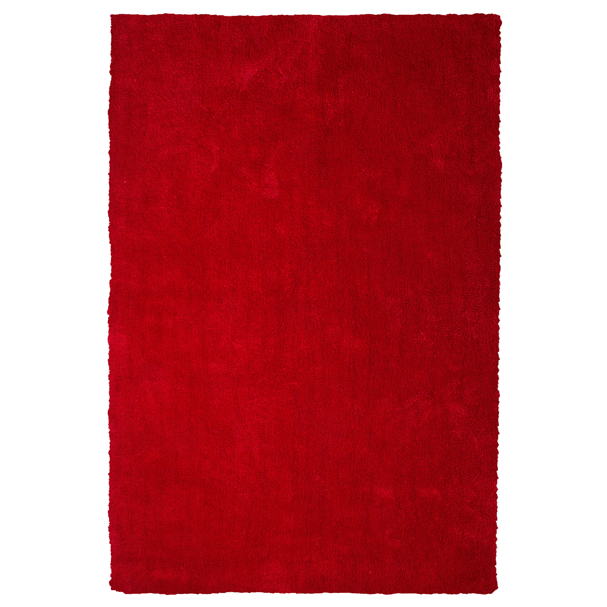 Korkeanukkainen matto DEMRE Punainen 140 x 200 cm – Beliani