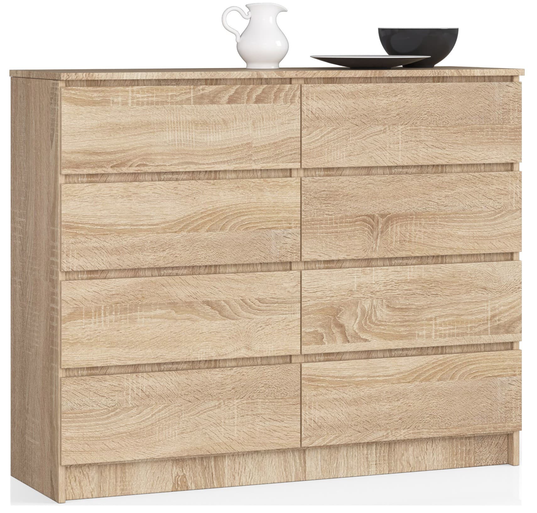 Akord Lipasto Laatikolla Sonoma-tammi 120x40x99 – Akord