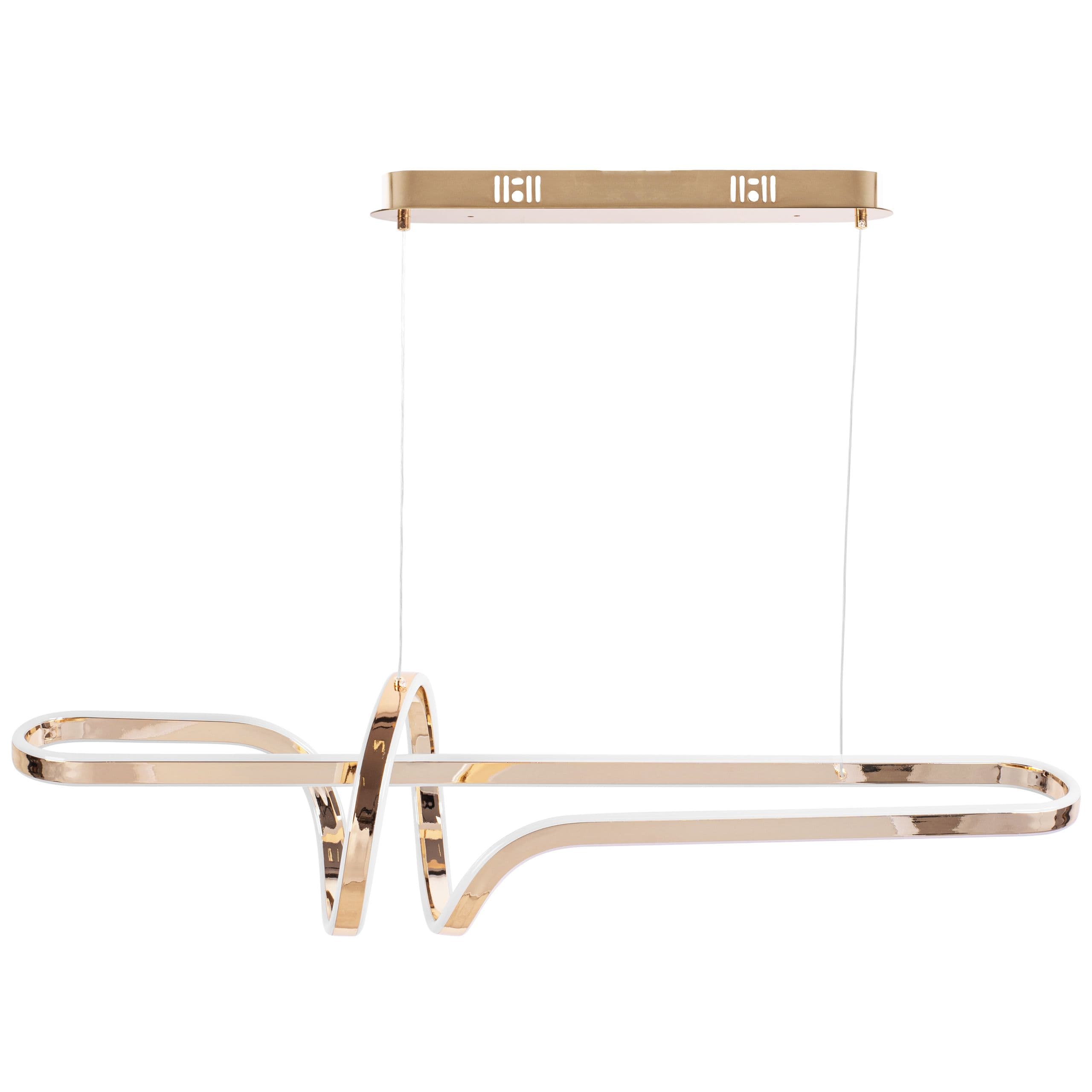 TOOLIGHT riippuva kattovalaisin LED G039-CP kulta, 98x98x24cm – Toolight