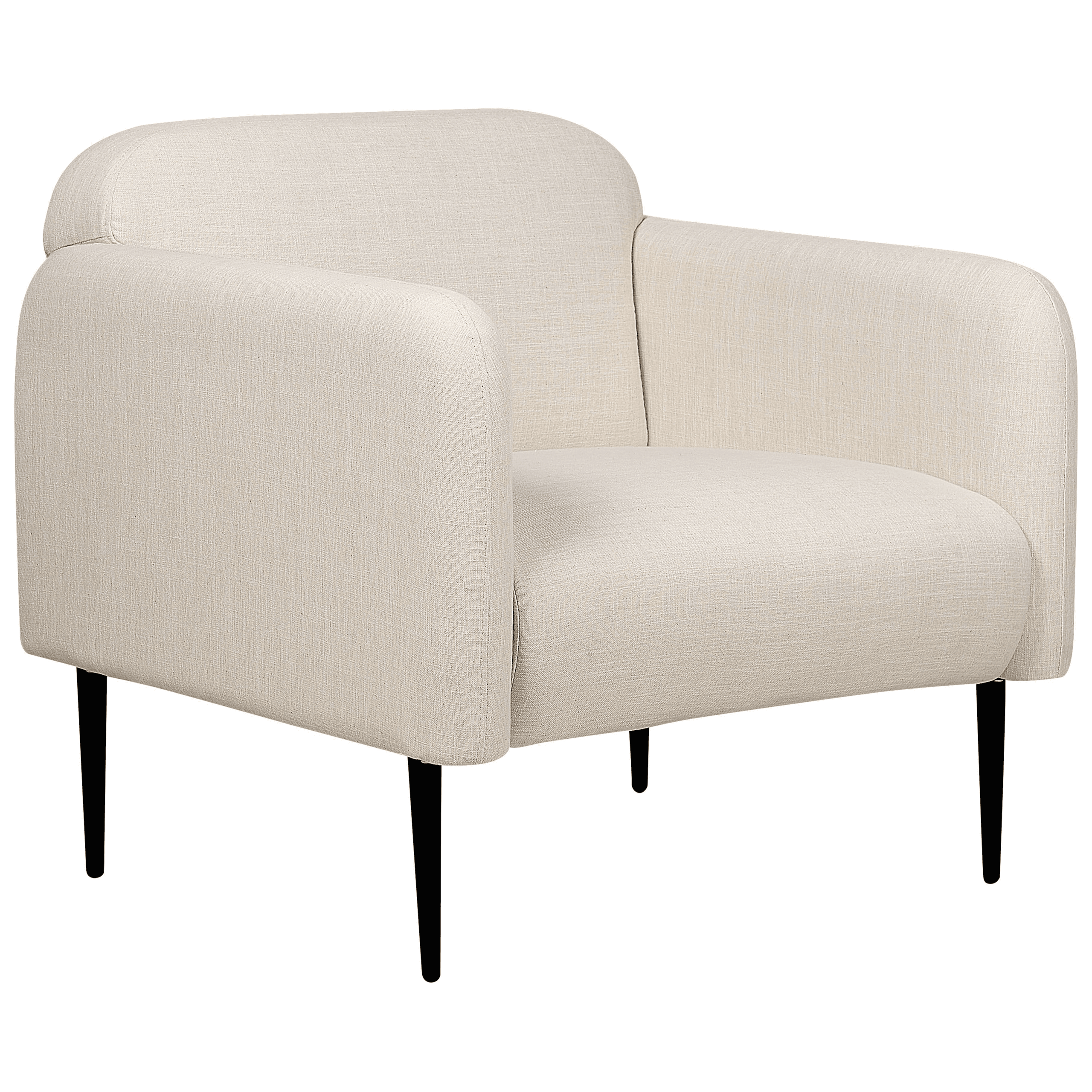 Nojatuoli STOUBY pellava Vaaleanbeige