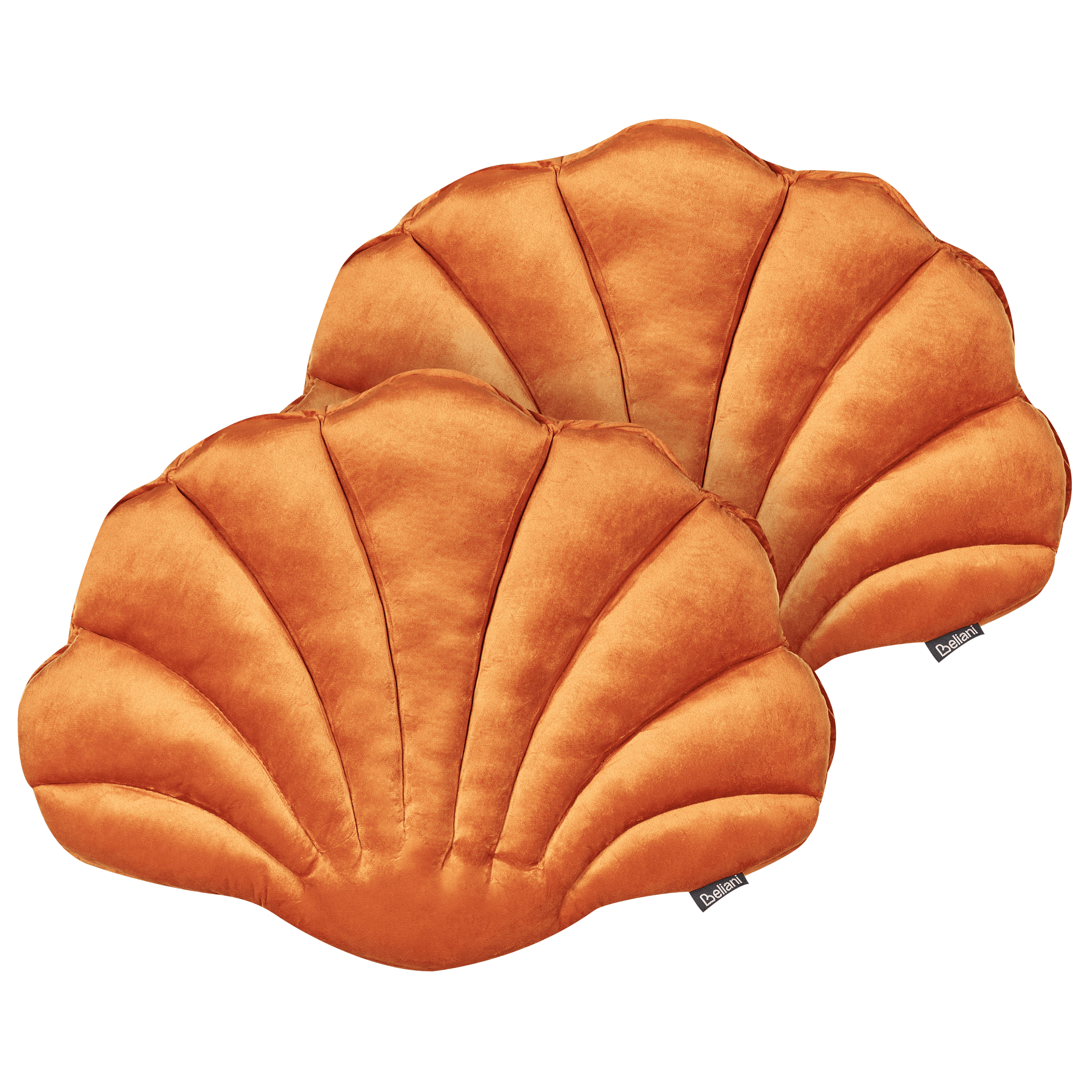 Koristetyynysetti 2 kpl CONSOLIDA sametti 47 x 35 cm Oranssi Hillitty