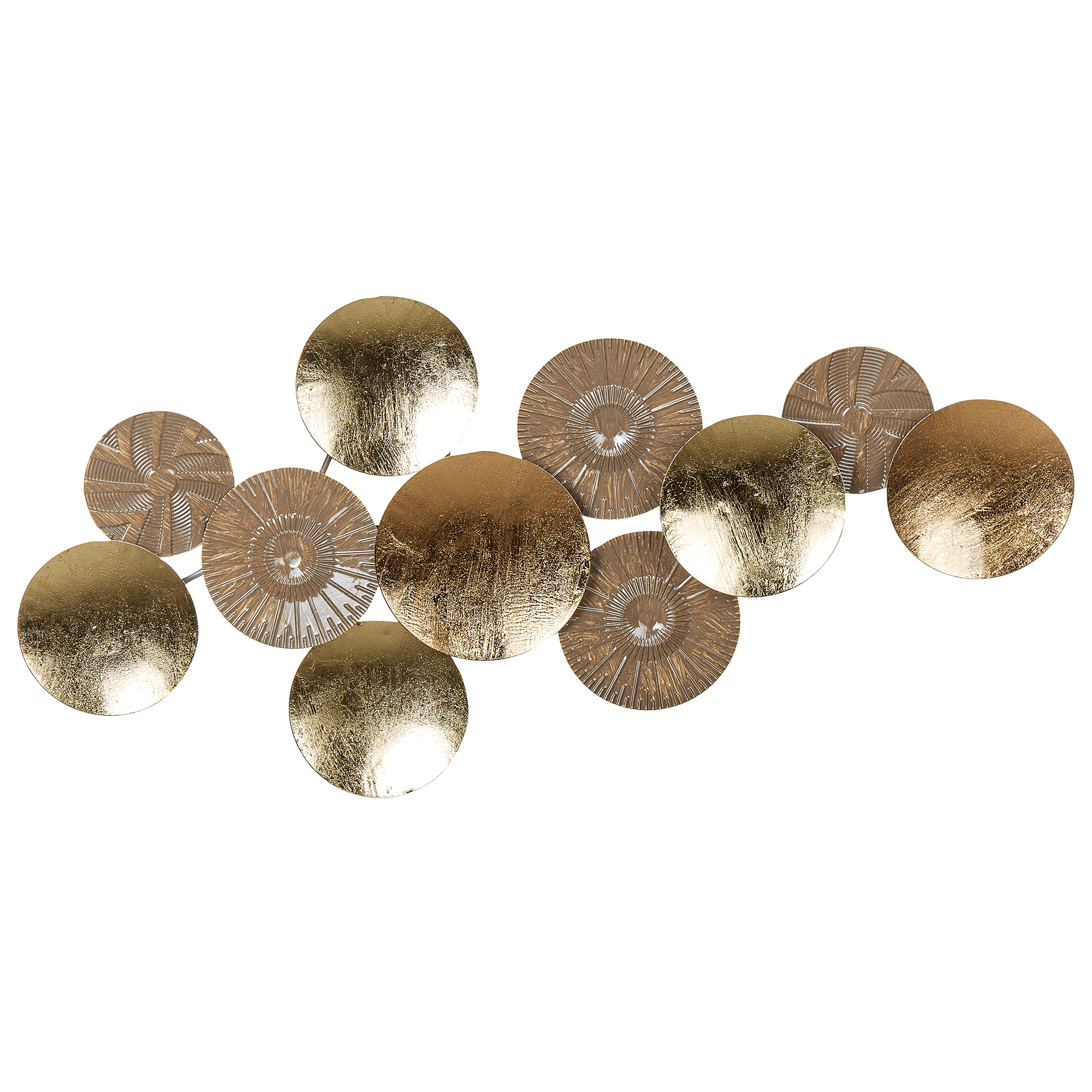 Seinäkoriste THALLIUM metalli 45 cm Kulta