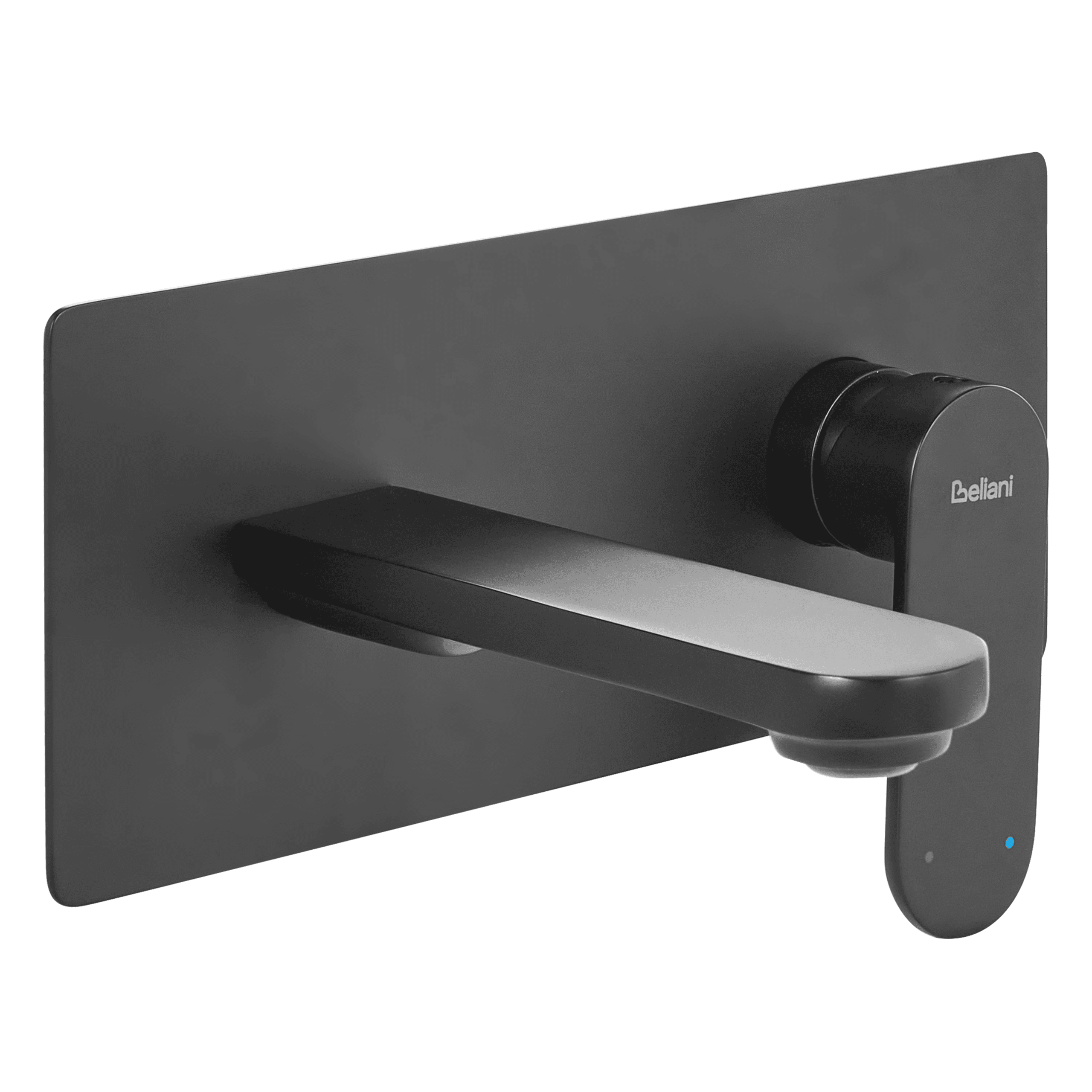 Seinään kiinnitettävä pesuallashana CHUNGARA messinki Musta