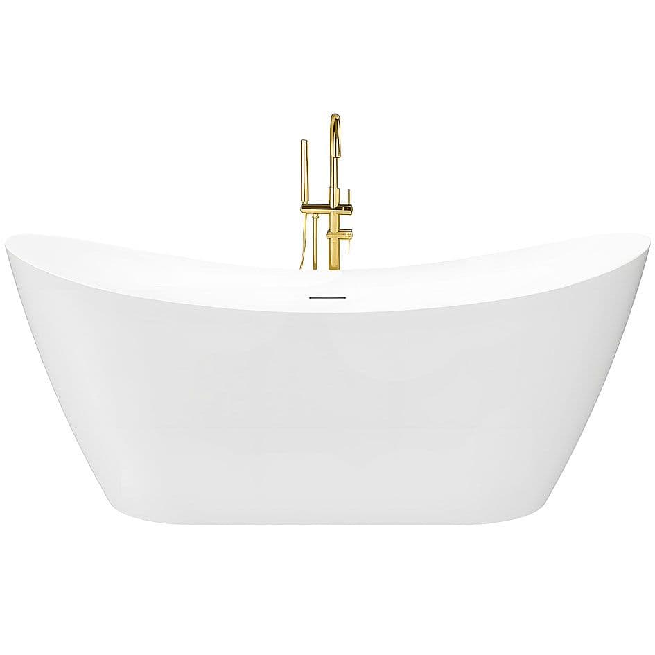 Rea vapaasti seisova amme FERRANO SLIM 170 harjatulla kuparitulppakannella , 170X80X72CM