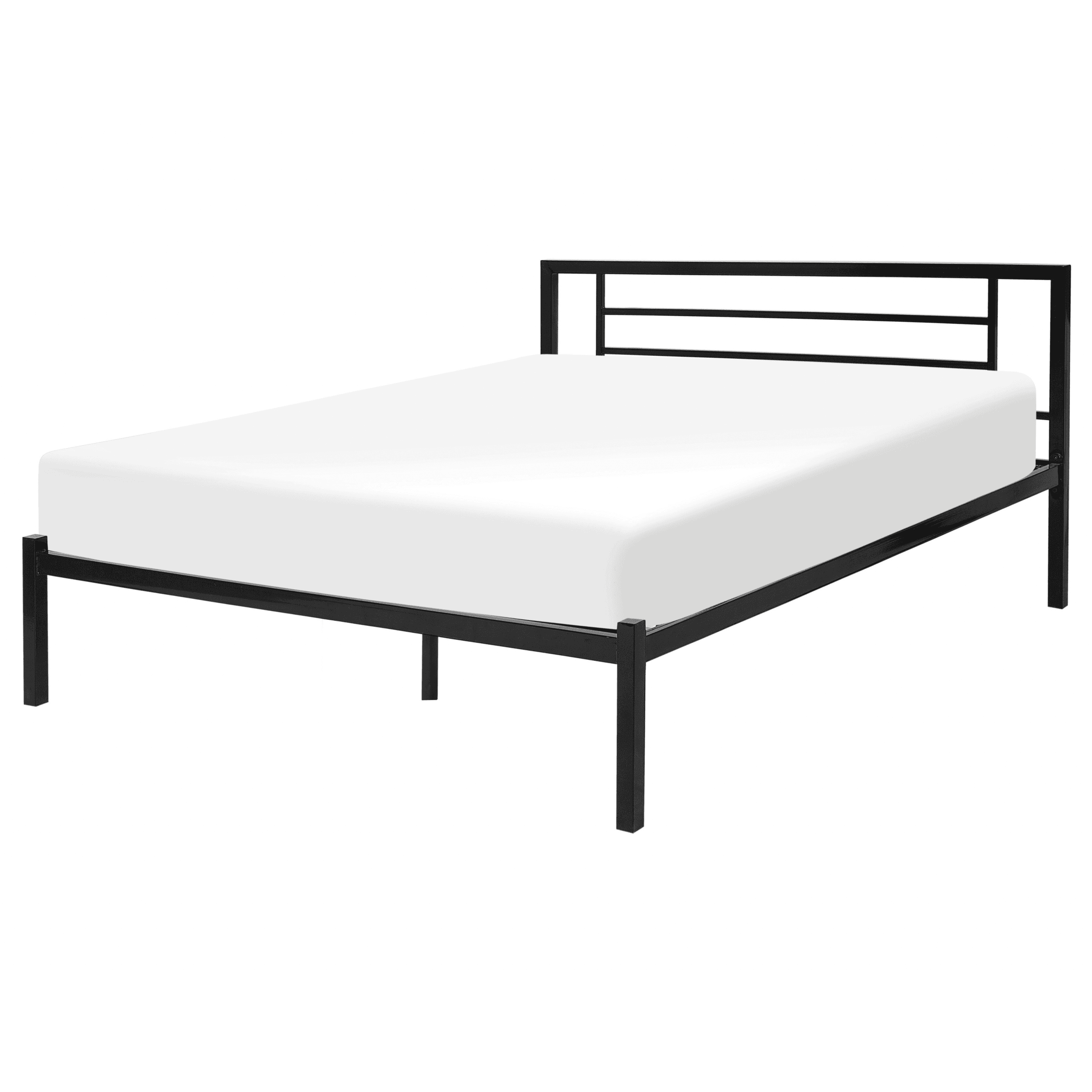 Sänky metalli CUSSET 140 x 200 cm Musta