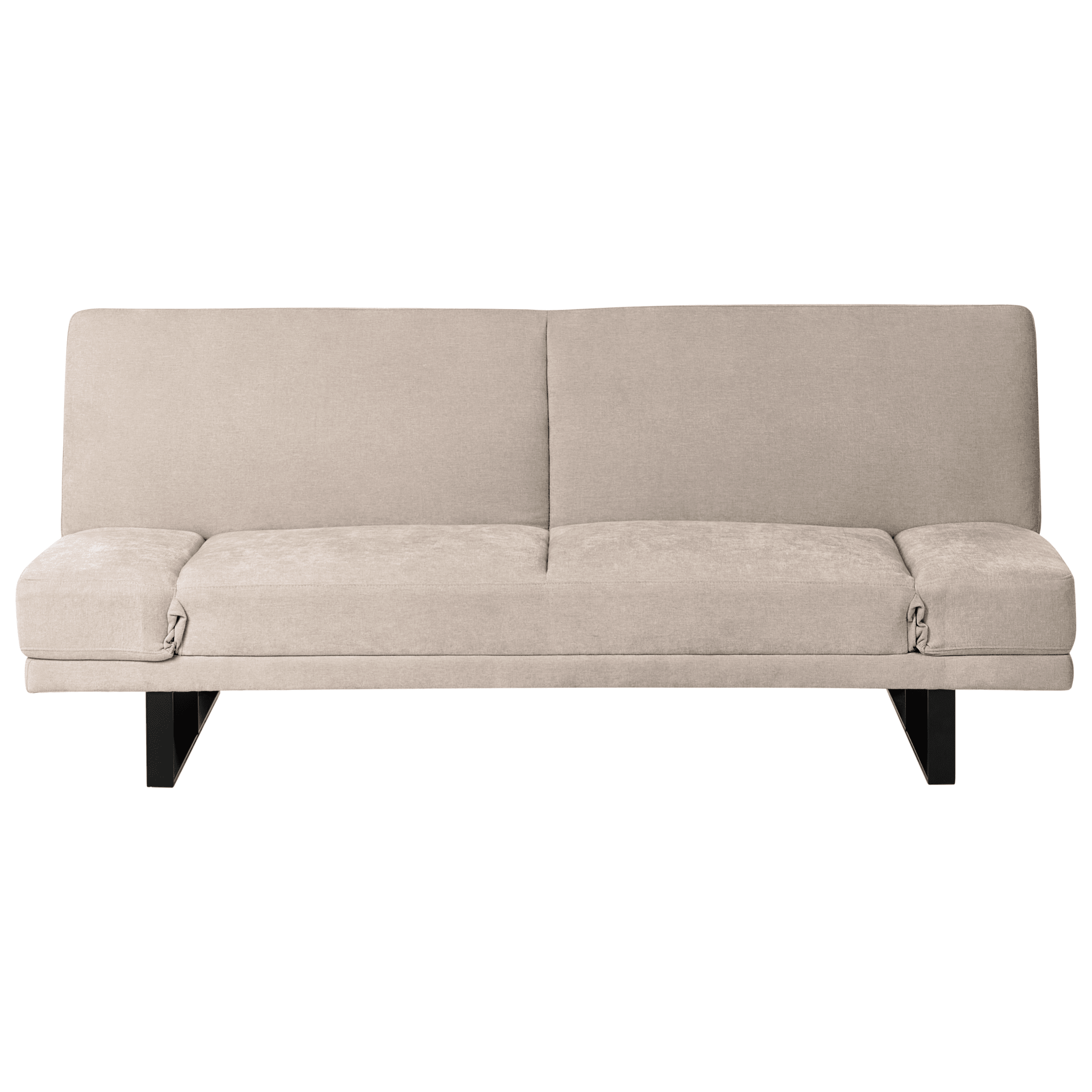 Vuodesohva 2-istuttava YORK chenille Beige – Beliani
