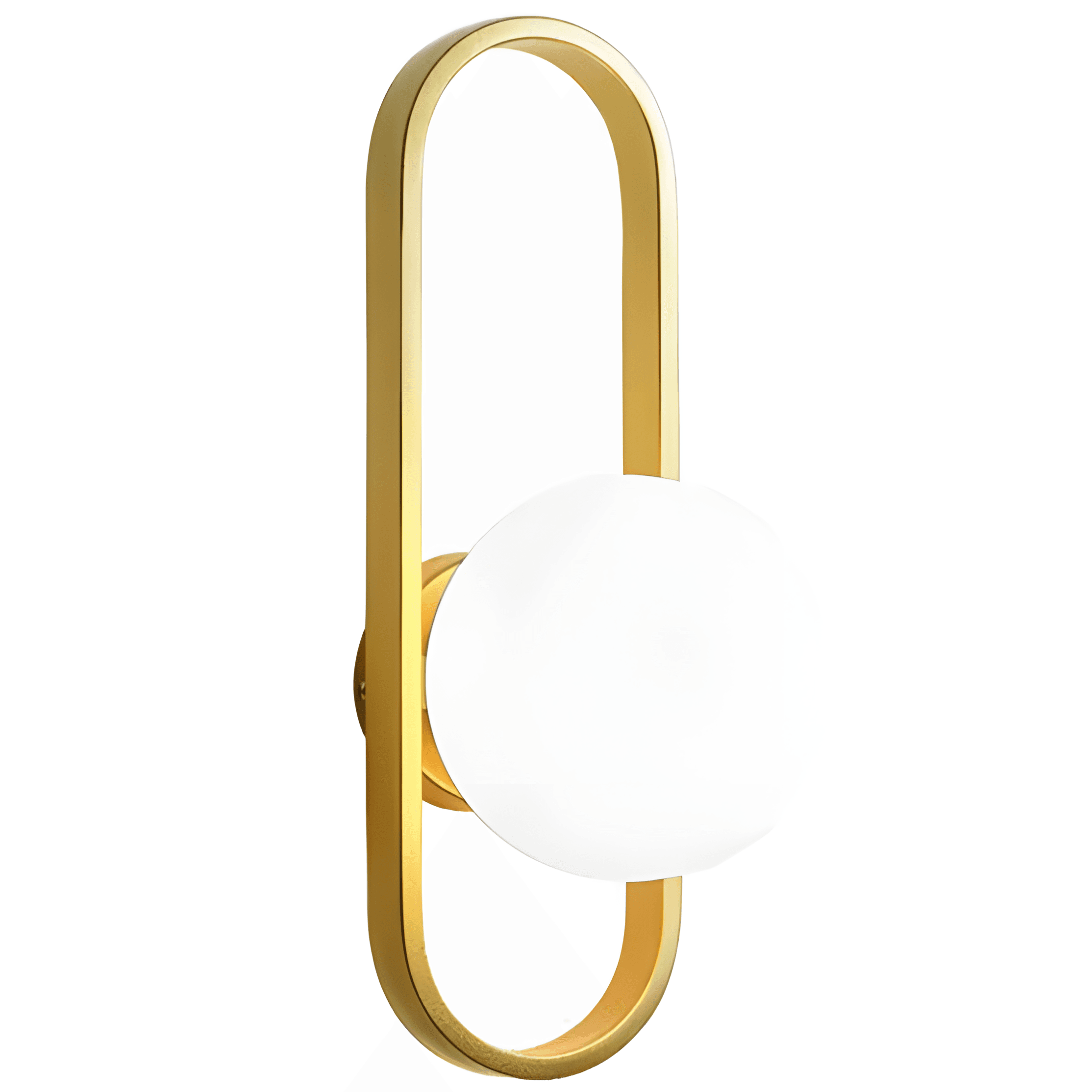 TOOLIGHT seinävalaisin APP1756-1W harjattu kulta valkoinen, 17X14X34CM – Toolight