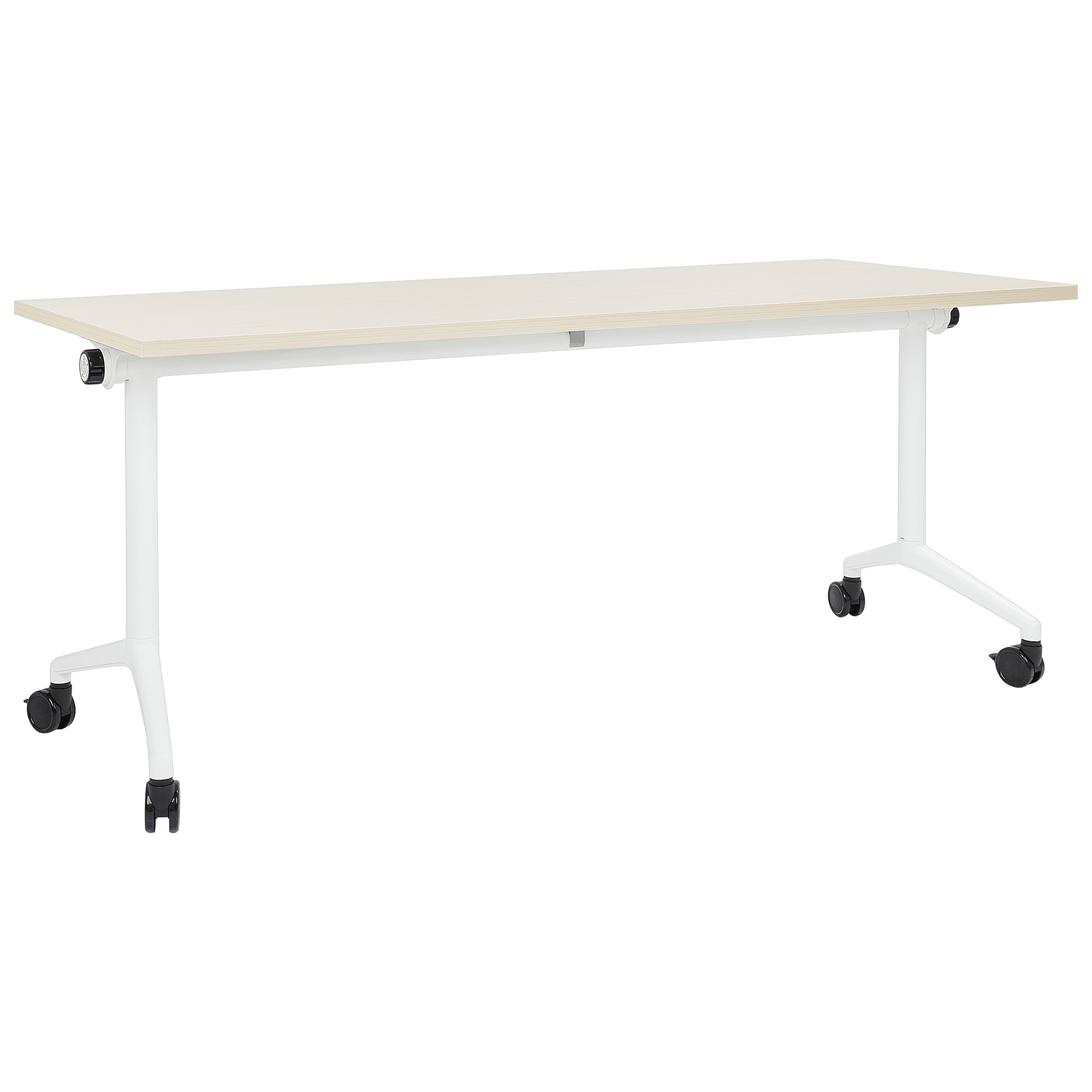 Taitettava työpöytä CAVI Vaaleanruskea 180 cm 60 cm pyörillä