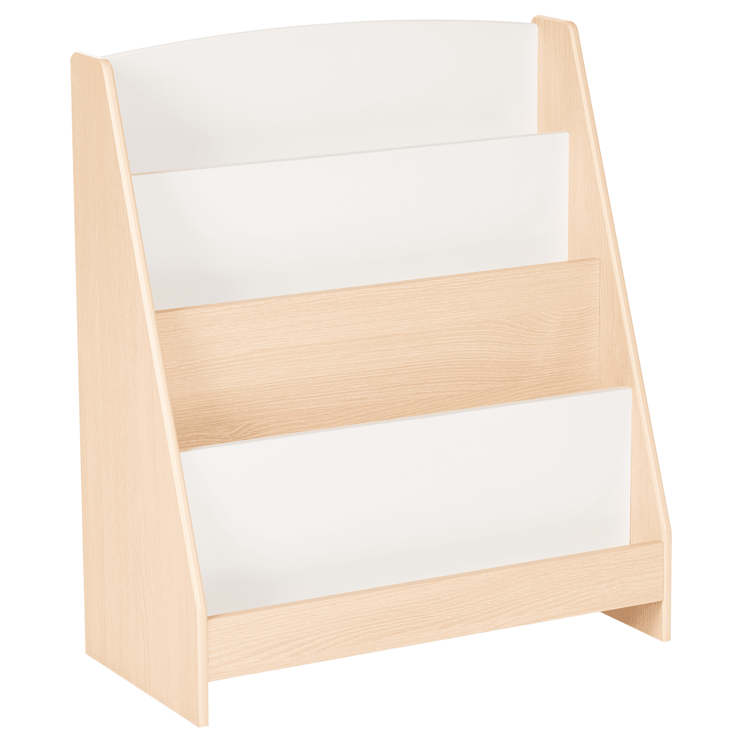 Kirjahylly 4-tasoinen LILOET 70 cm Vaaleanruskea – Beliani