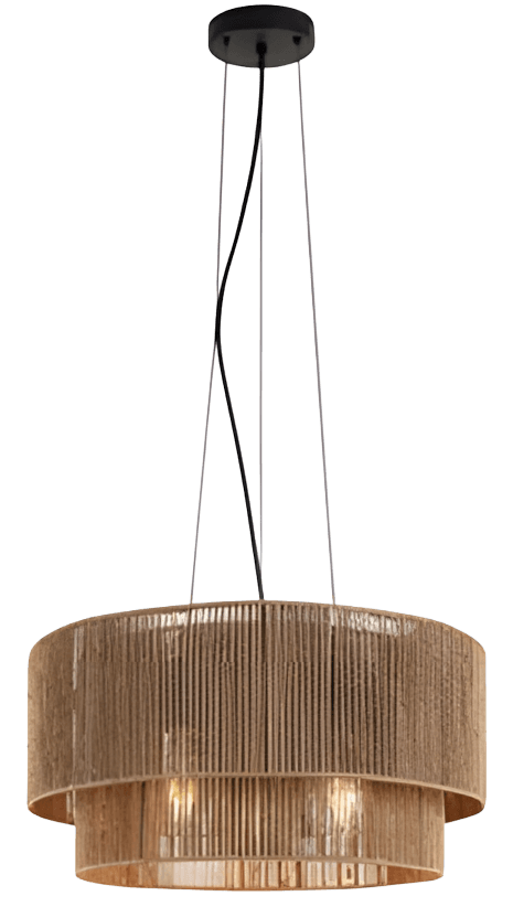 TOOLIGHT riippuva kattovalaisin APP1837-1CP musta ruskea, 46x46x21cm