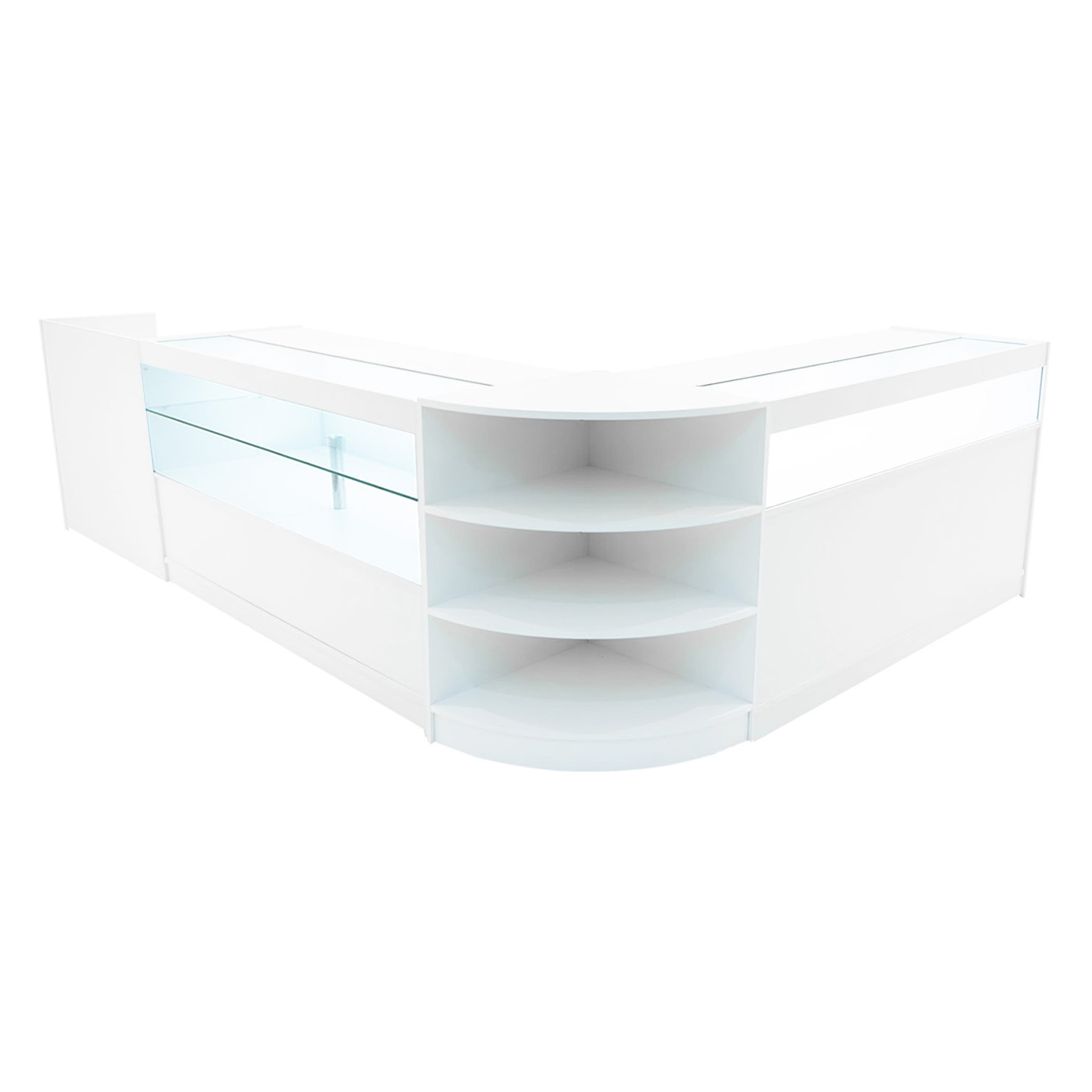 Europa LED-myymälätiskisarja B1500, C1500, TB60 ja LM60 - Valkoinen