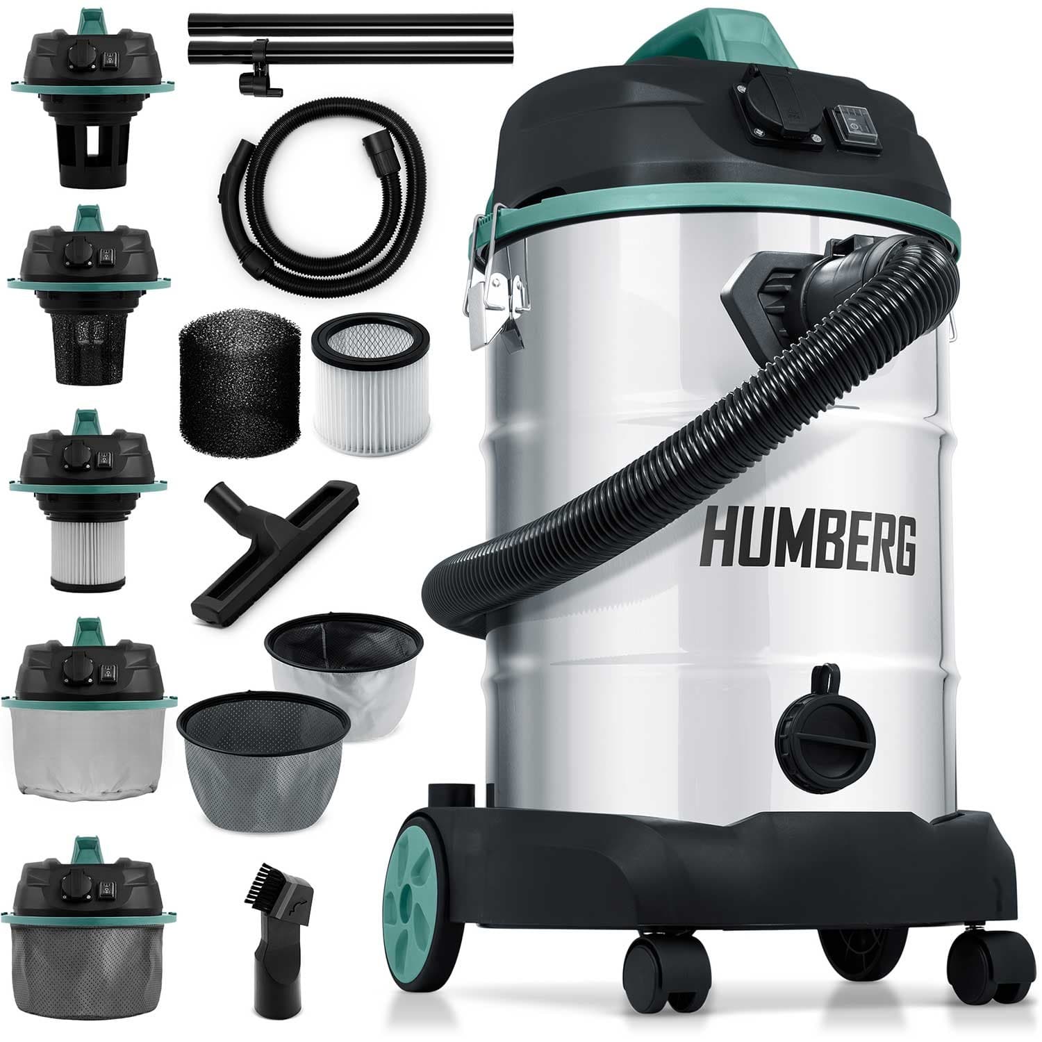 Teollisuusimuri 30L 1600W HM-402 – Humberg