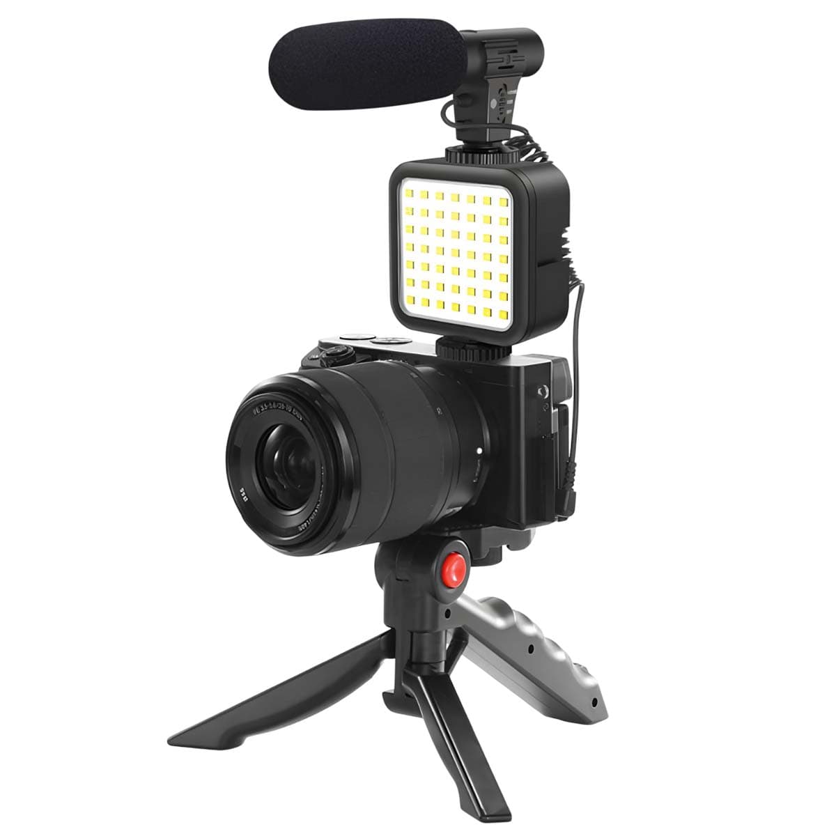 Vlogging Sarja Täydellinen Jalusta/Mikrofoni/LED Projektori – PLATINET