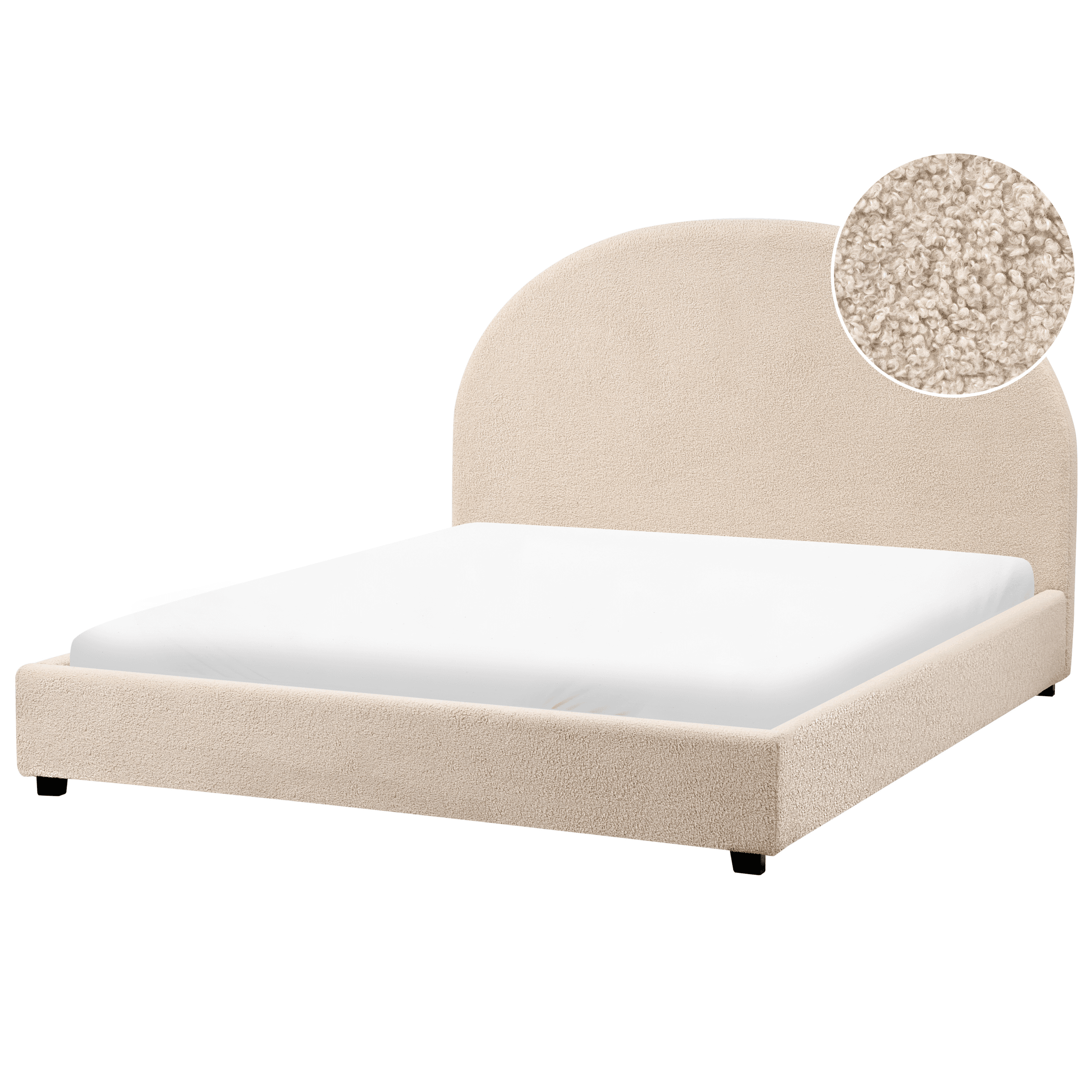 Vesisänky buklee VAUCLUSE 140 x 200 cm Beige – Beliani