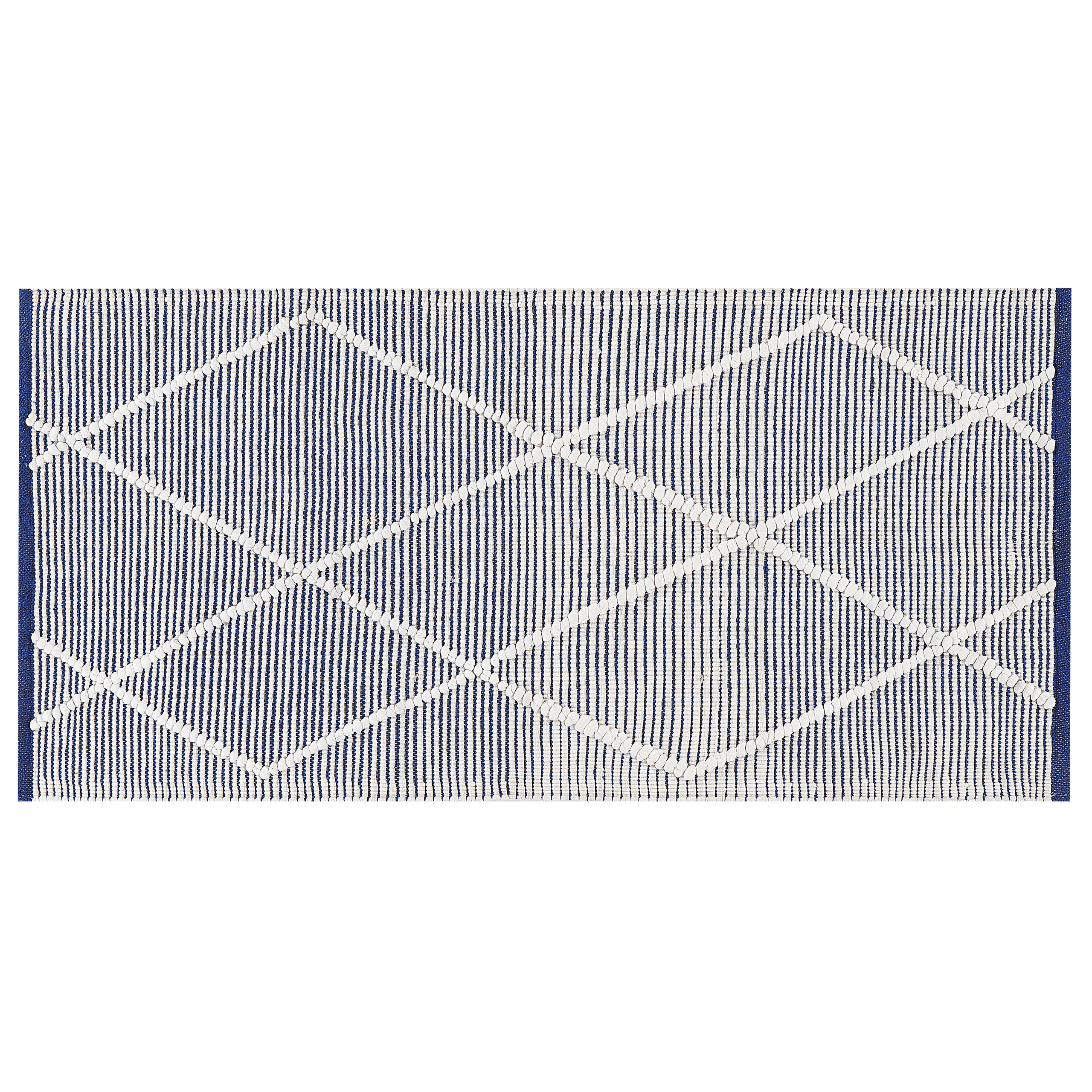 Matto SYNOPA Sininen 80 x 150 cm puuvilla