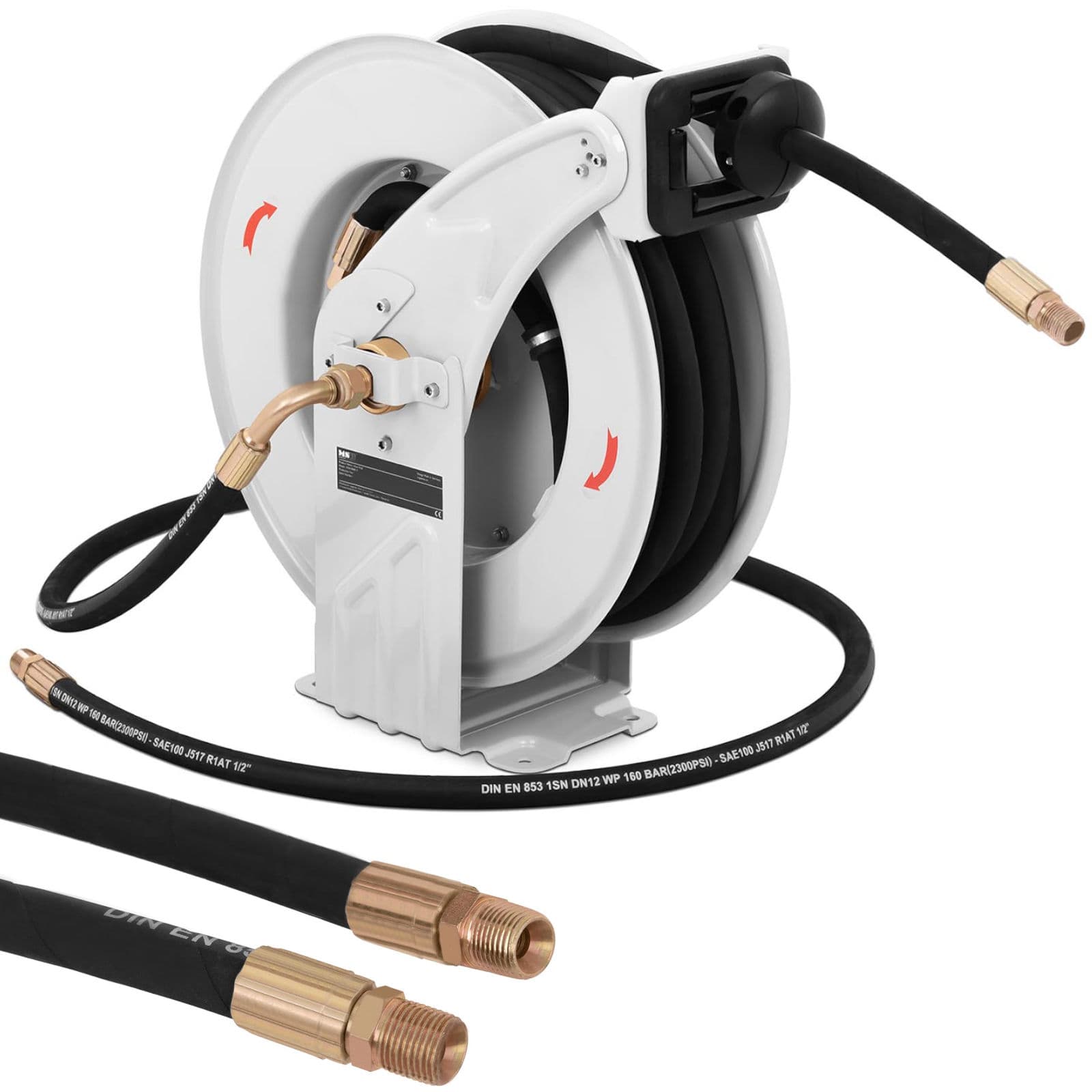 Kumipaineletku, kelattu rumpuun, 160 bar, 15 m + 2 m – MSW