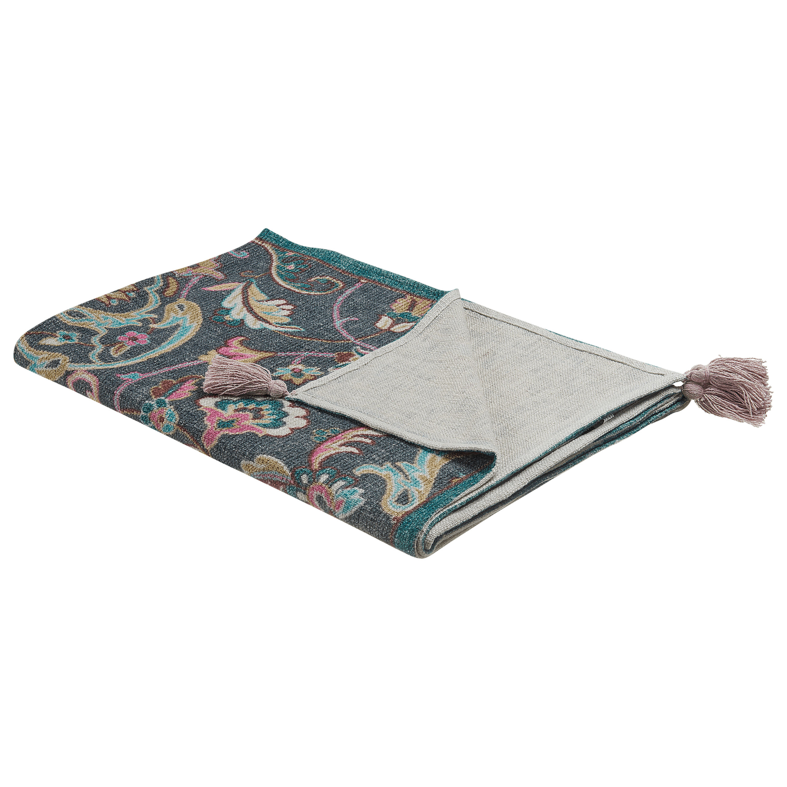 Torkkupeitto DIBRUGARH puuvilla 130 x 180 cm Monivärinen – Beliani