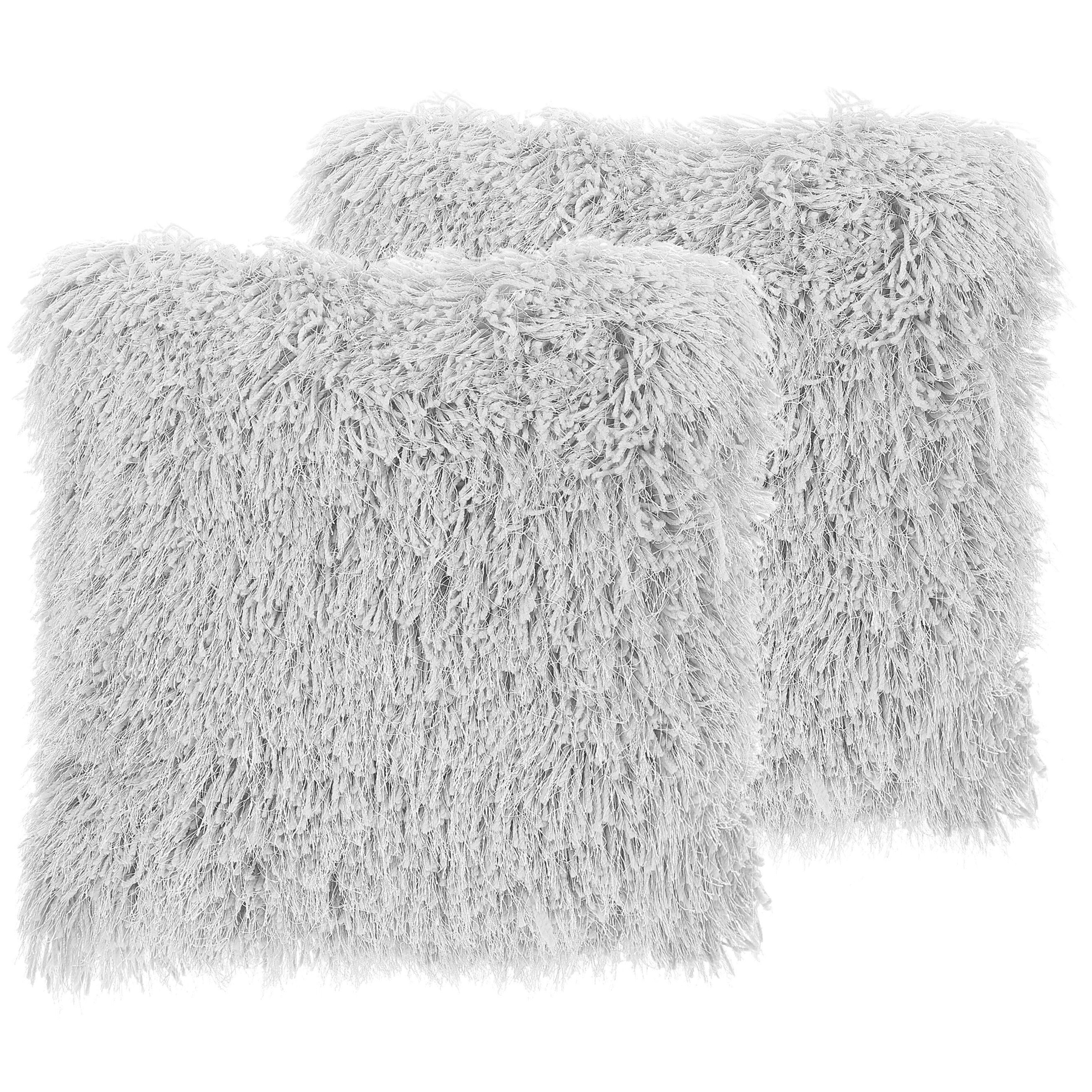 Koristetyynysetti 2 kpl CIDE 45 x 45 cm Vaaleanharmaa Hillitty