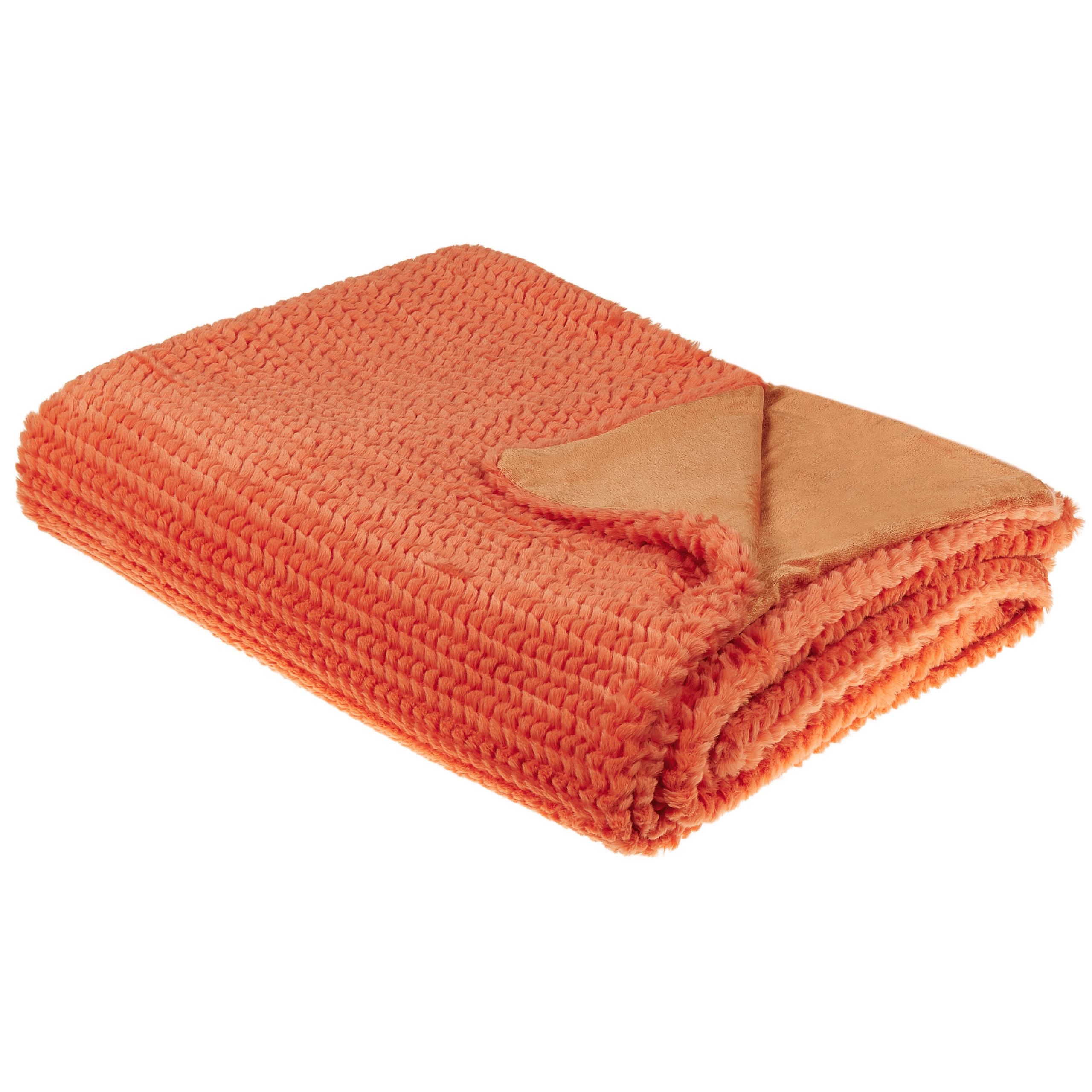 Torkkupeitto BJAS 150 x 200 cm Oranssi – Beliani