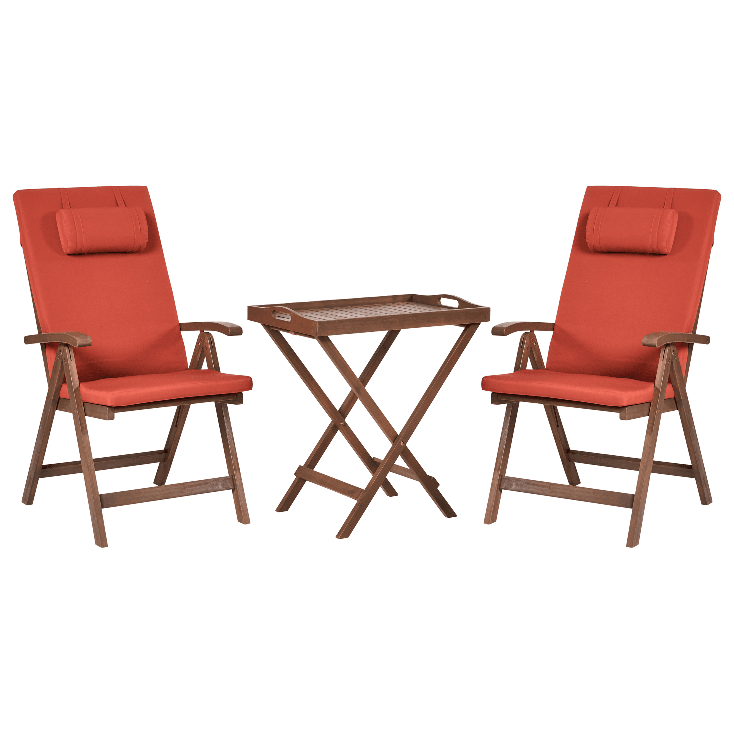 Bistrosetti AMANTEA PREMIUM akaasia Punainen – Beliani