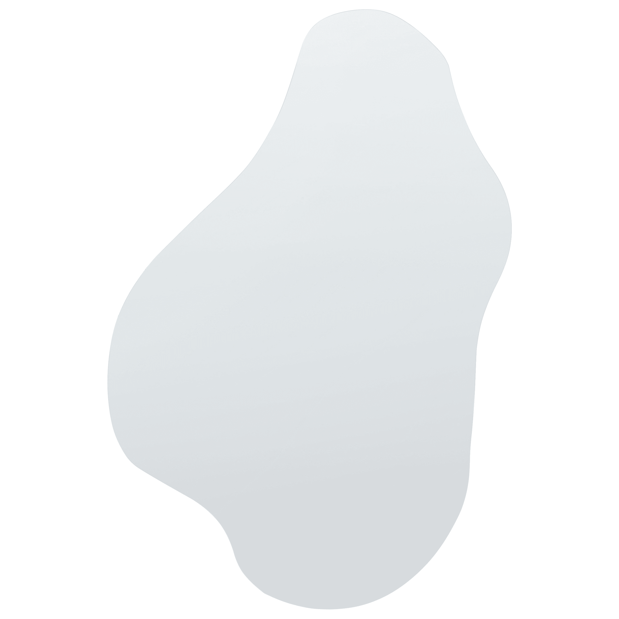 Seinäpeili HERRY 46 cm 76 cm Harmaa – Beliani