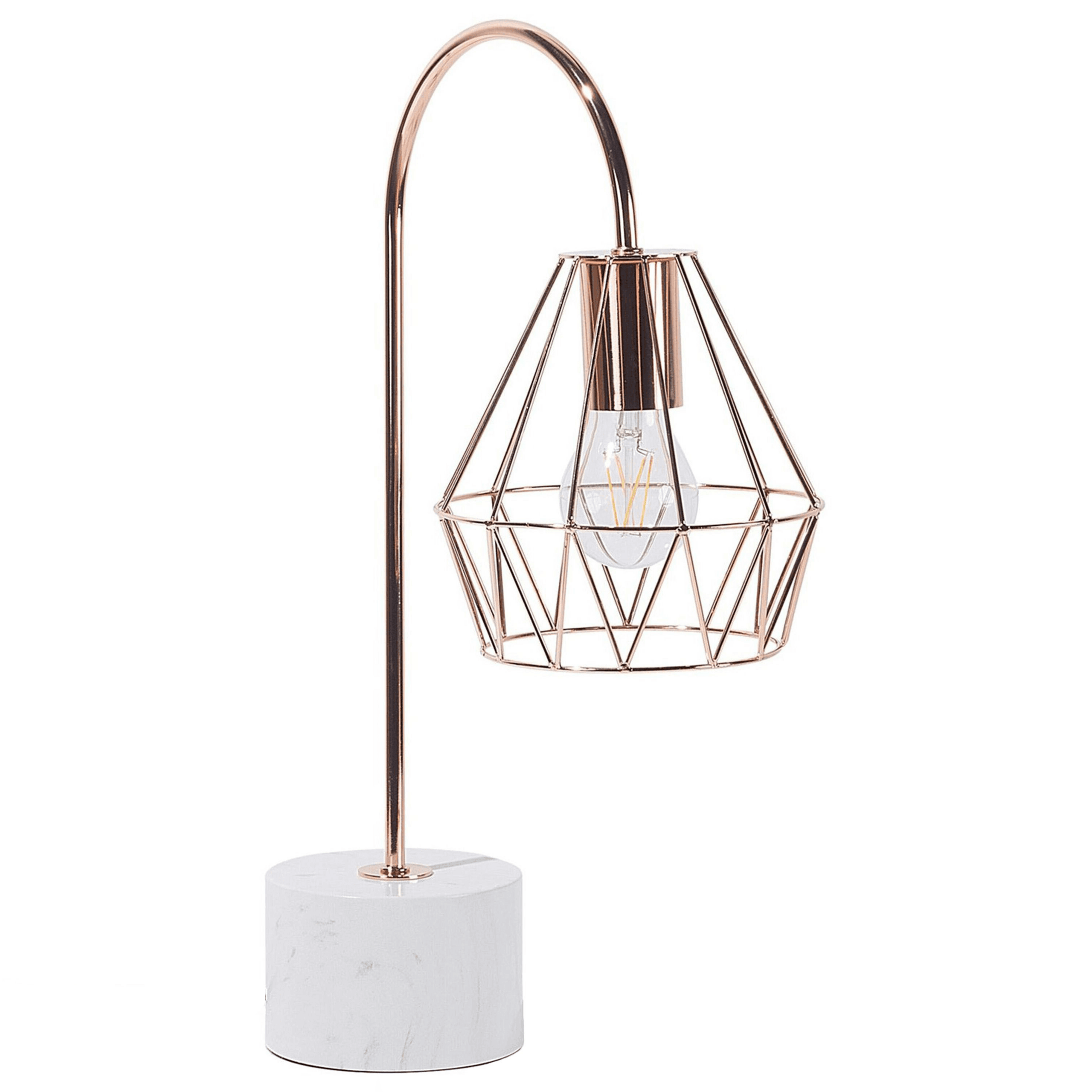 Pöytävalaisin MOONI metalli Kupari – Beliani