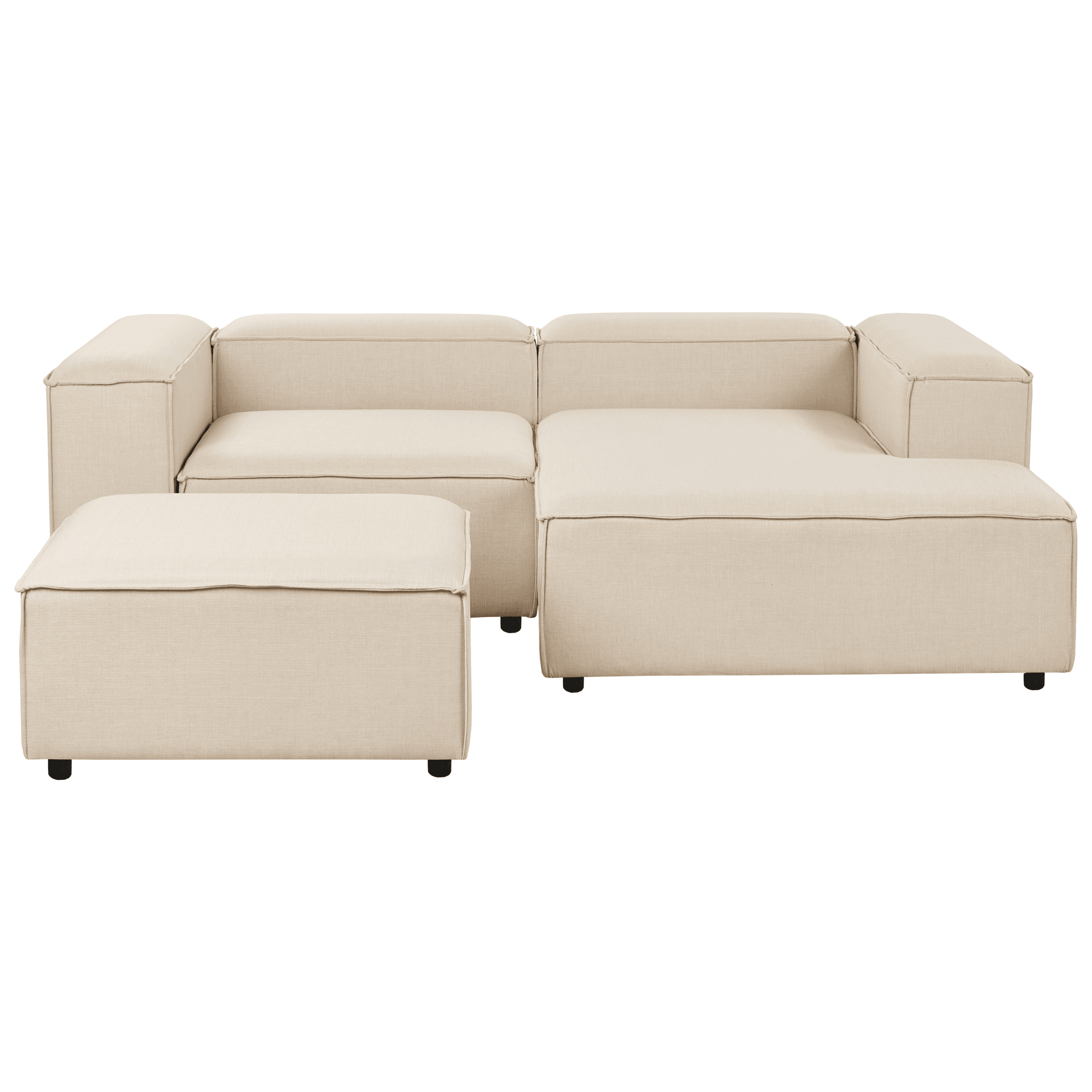 Moduulikulmasohva 3-istuttava ARDAL kangas Beige Vasen