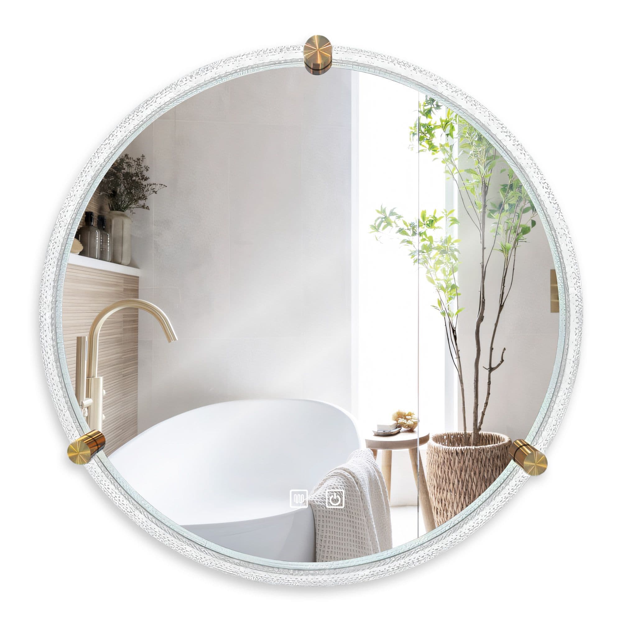 TUTUMI LED-seinäpeili HOM-06911 70 läpinäkyvä, 70x70x5cm – Tutumi