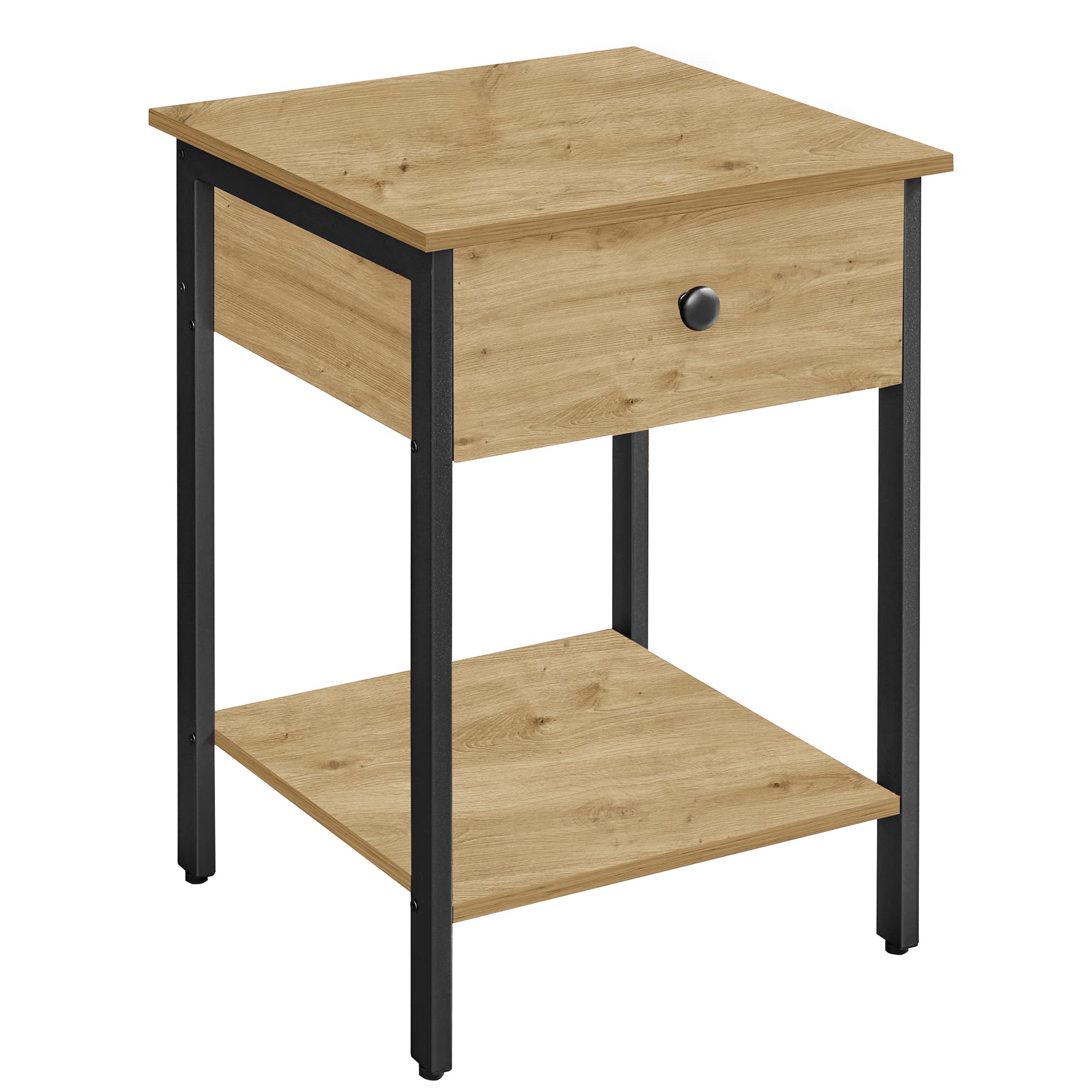 Yöpöytä tai sivupöytä laatikolla, artisan-tammi, LET55B88V1 – Leobert