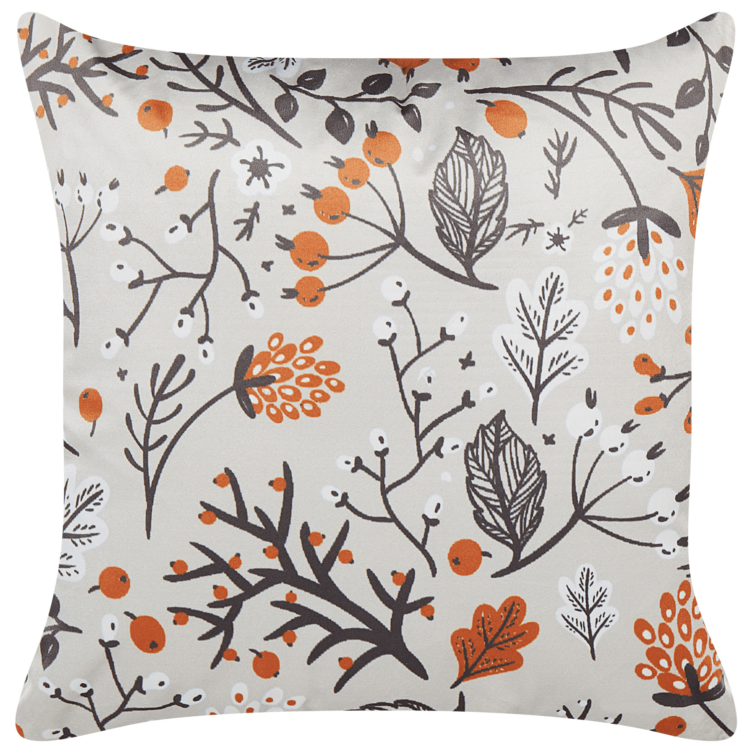 Koristetyyny MONTBRETIA sametti 45 x 45 cm Monivärinen Kasvikuvio