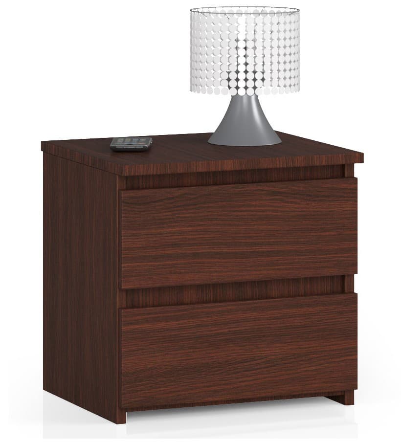 Akord Yöpöytä 2 Laatikkoa Wenge 40x35x40 – Akord