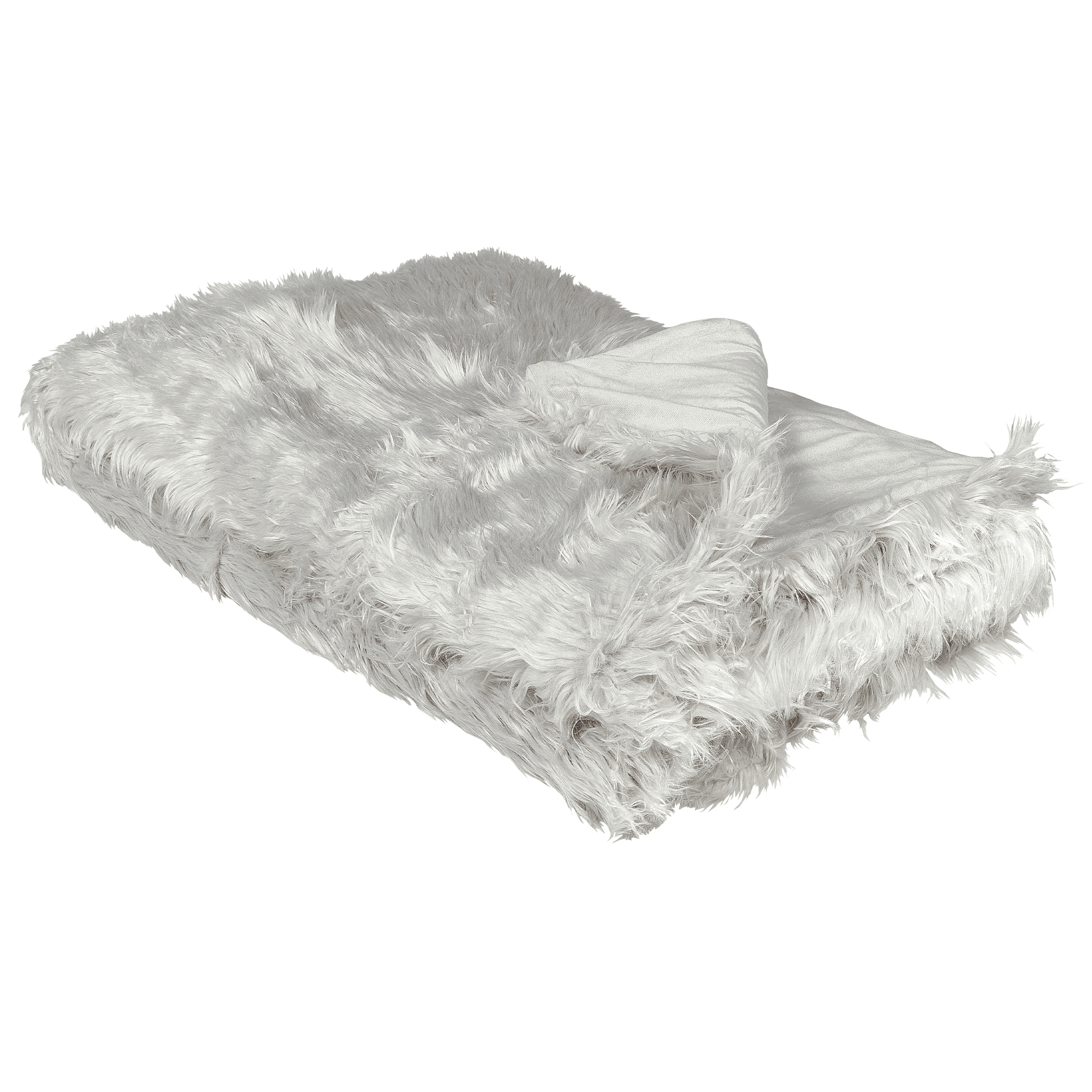 Päiväpeitto DELICE kangas 150 x 200 cm Vaaleanharmaa – Beliani