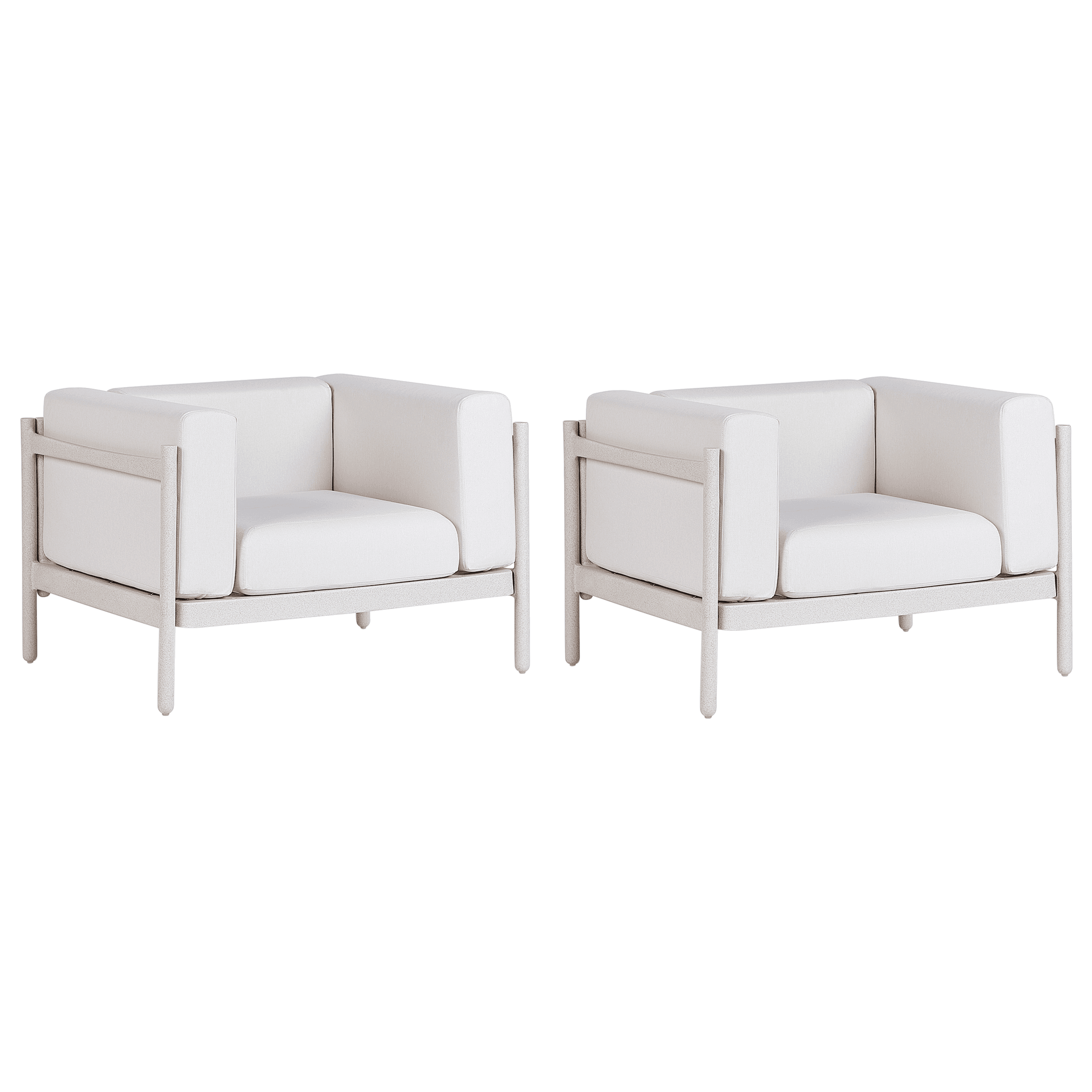 Ulkonojatuolisetti 2 kpl FERRETTI Vaaleanbeige