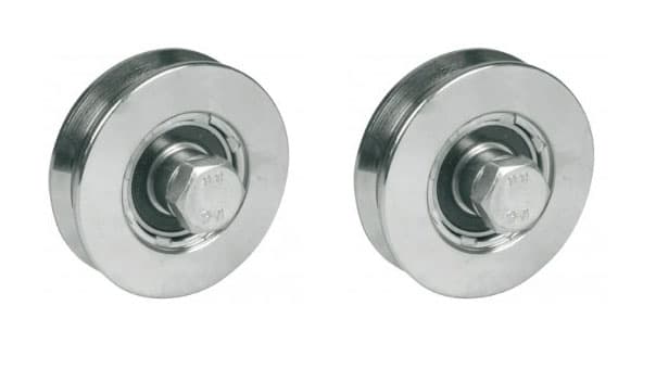 80mm Vee urapyörä 2 kuulalaakerilla - 2 kpl:n sarja – Parnells