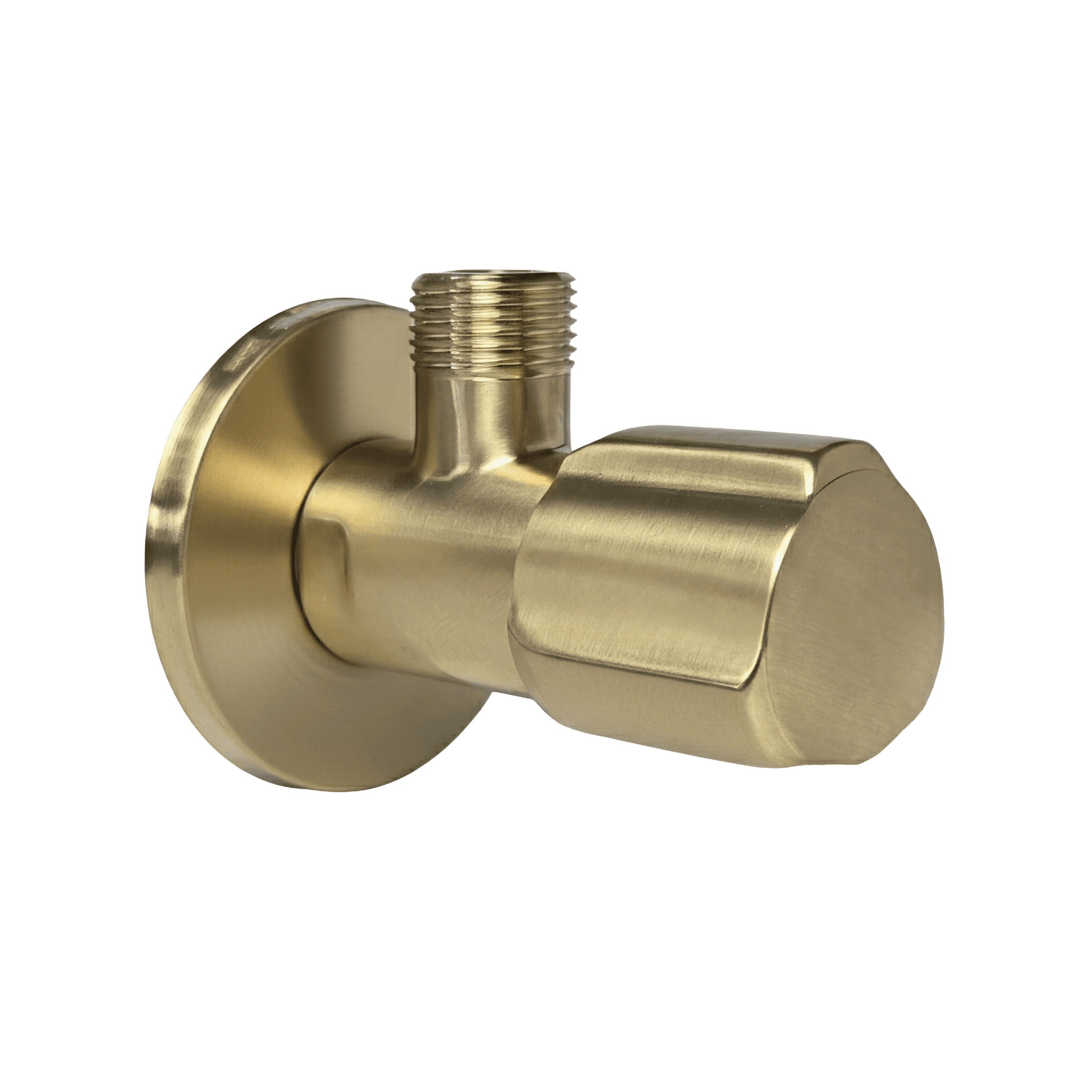 Rea kulmaventtiili 02 1/2 x 3/8 harjattu kulta, 6,9X4,5X5,6CM – Rea